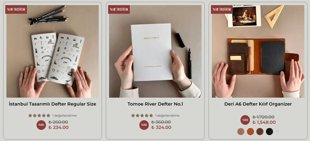 Deri kaplı kılıf organizer Euk Design 
