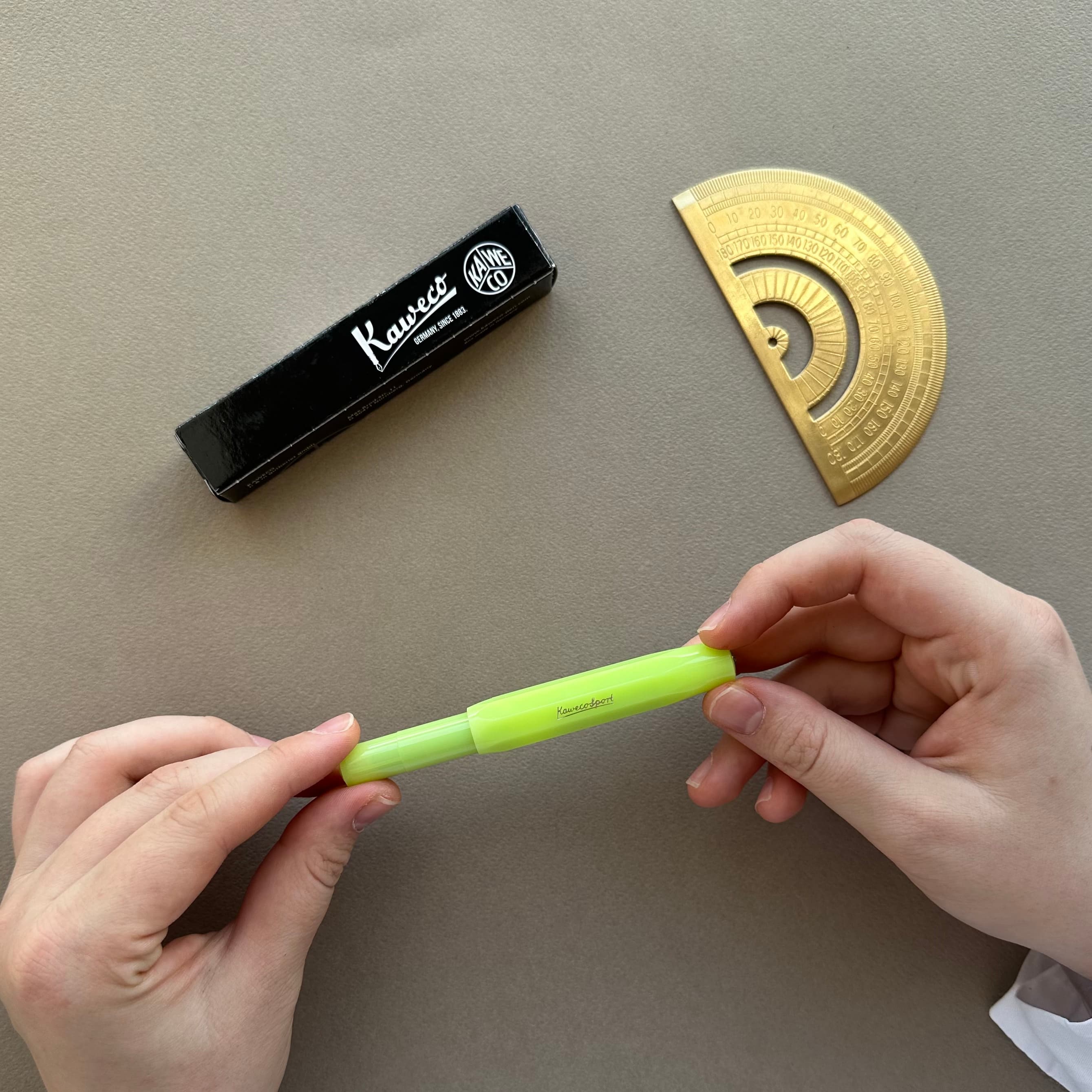 Kaweco Frosted Sport Dolma Kalem Limon Yeşili