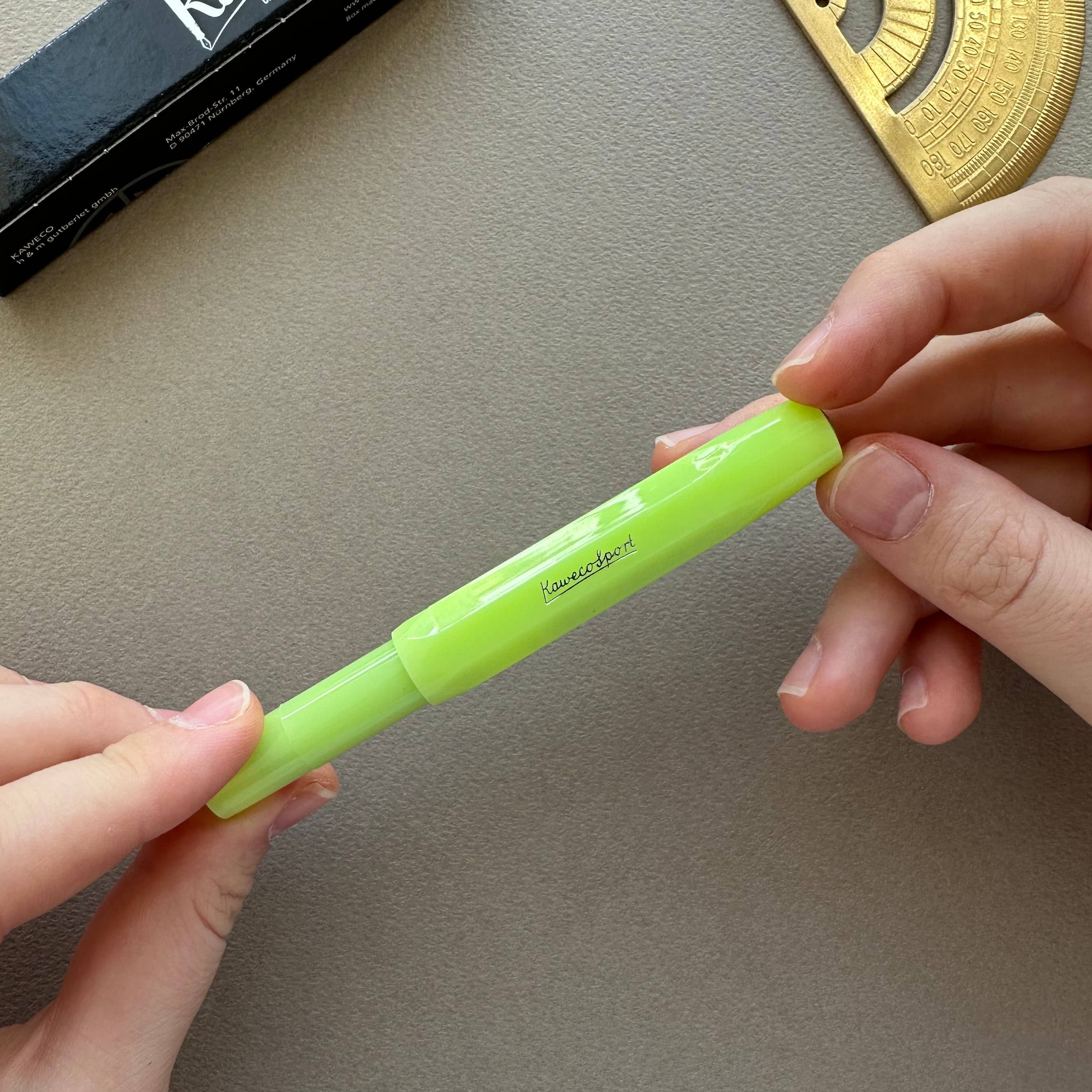 Kaweco Frosted Sport Dolma Kalem Limon Yeşili