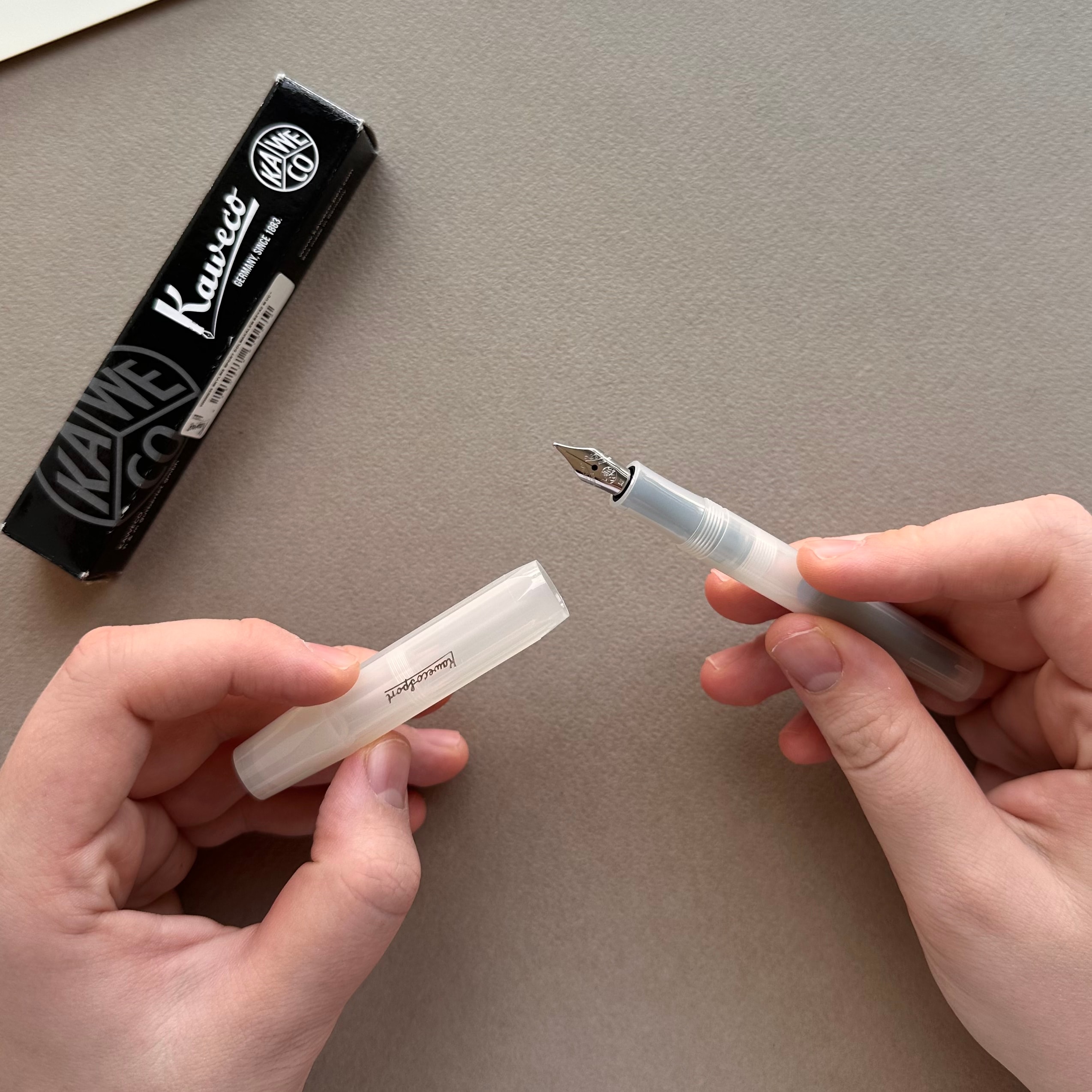 Kaweco Frosted Sport Dolma Kalem Beyaz