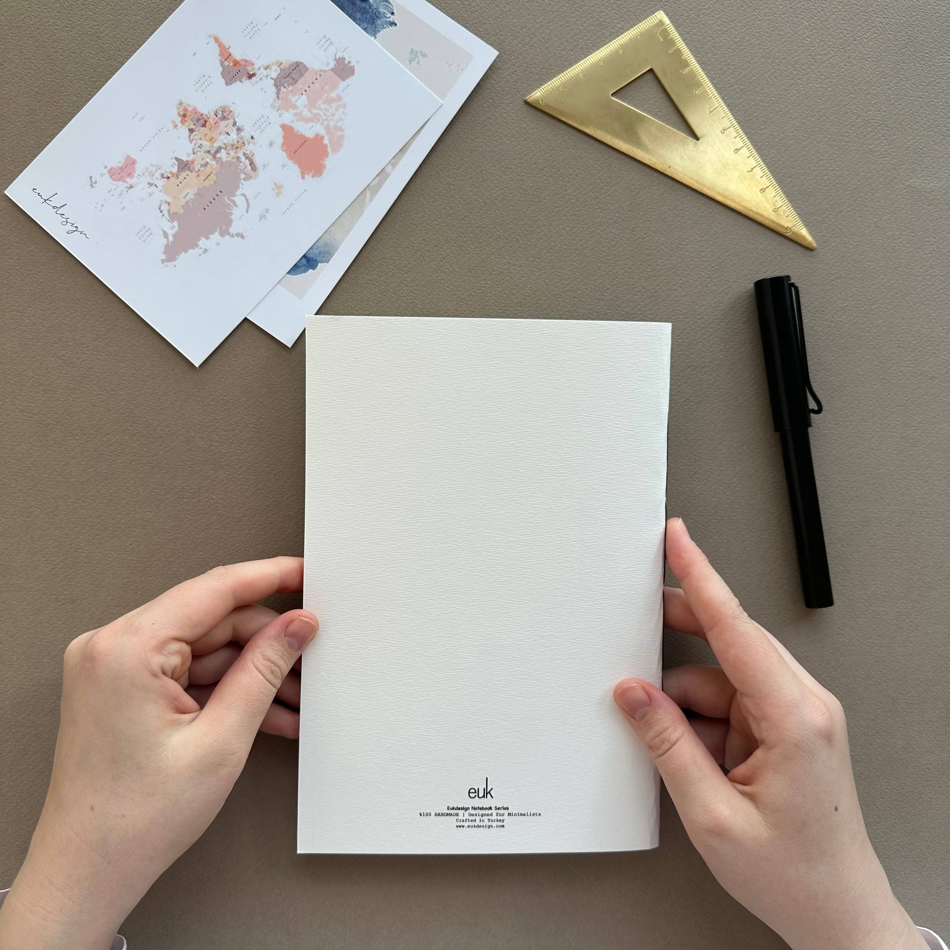 Eukdesign Studio Notebook – Minimalist Defter