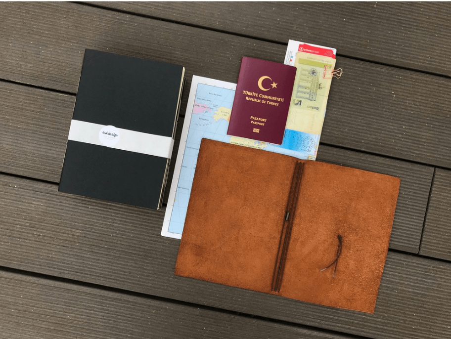 Deri Travelers Notebook Cover - MAXİ -