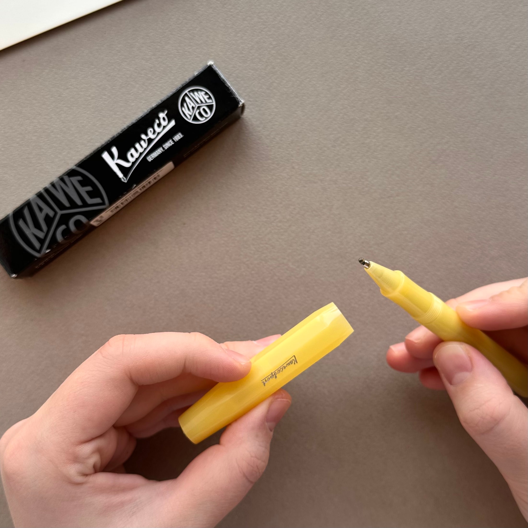 Kaweco Frosted Sport Roller Kalem Açık Sarı