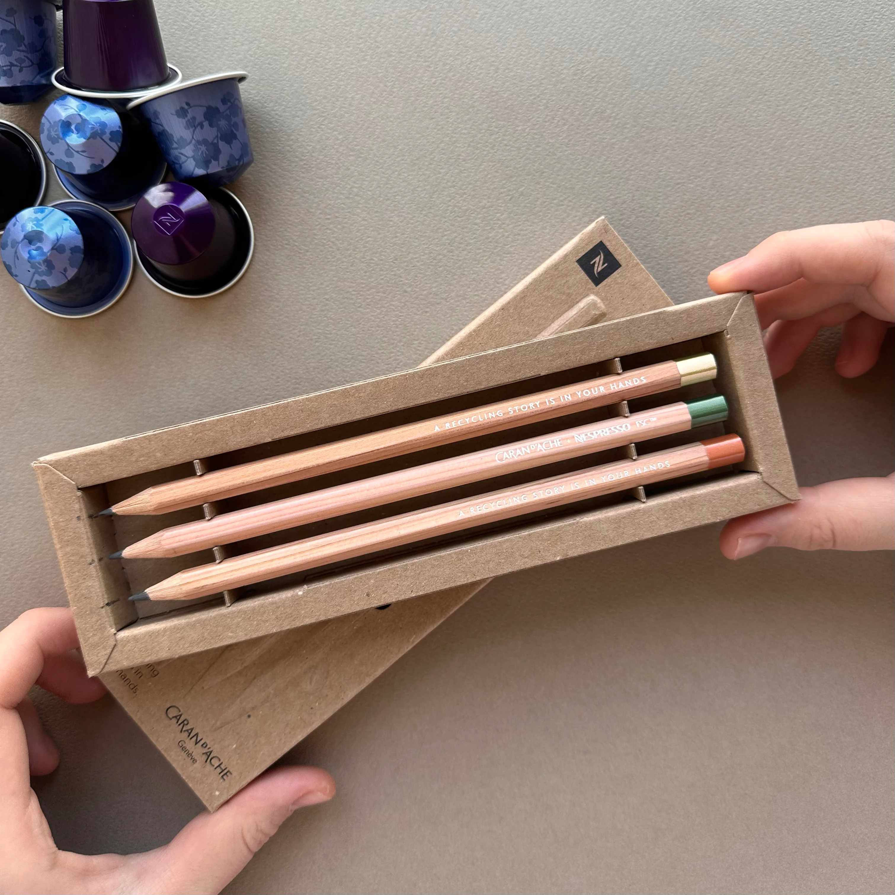 Caran d’Ache x Nespresso 4. Nesil Limited Edition – Swiss Wood Kurşun Kalem