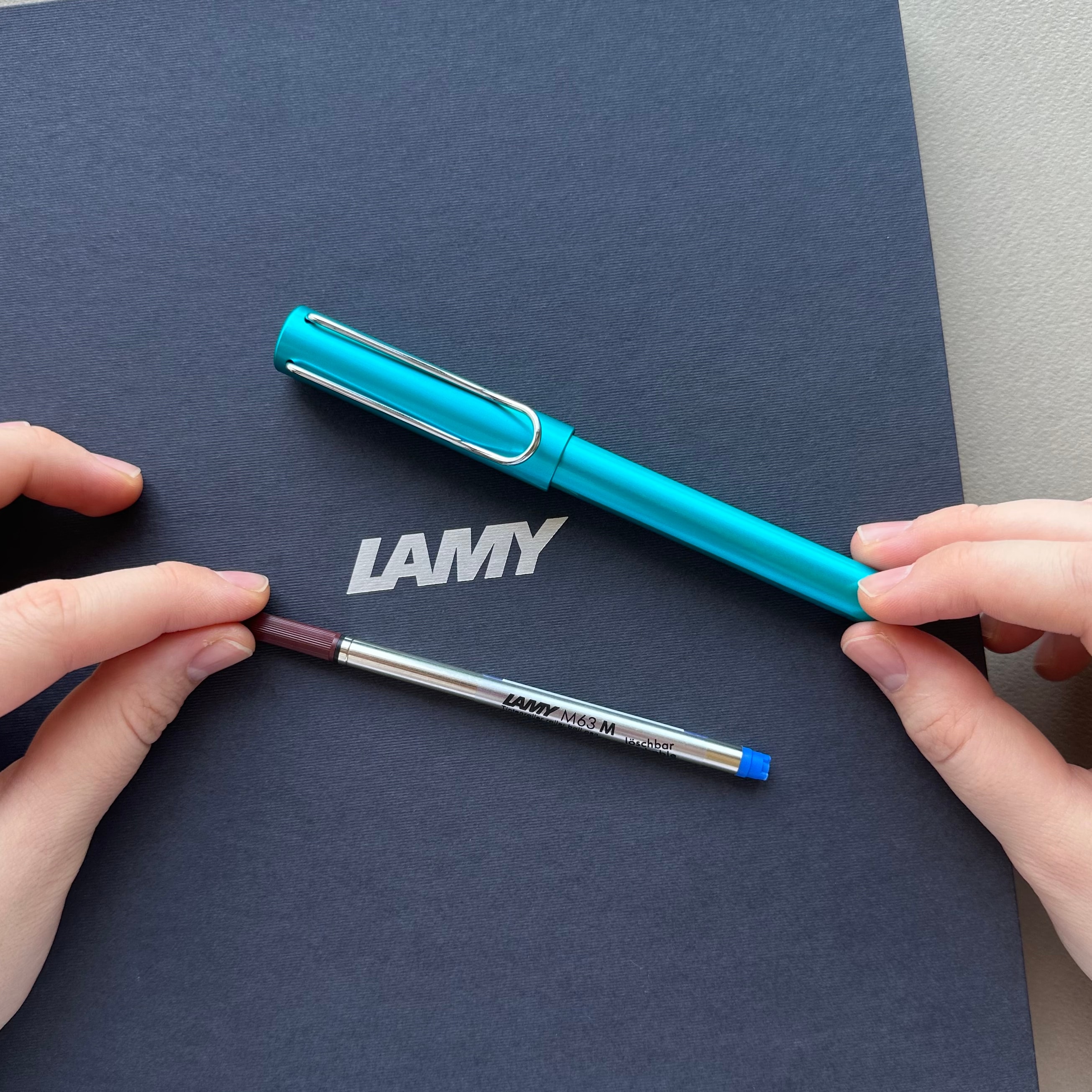 Lamy AL Star Turmaline Roller Kalem ve A5 Defter Seti