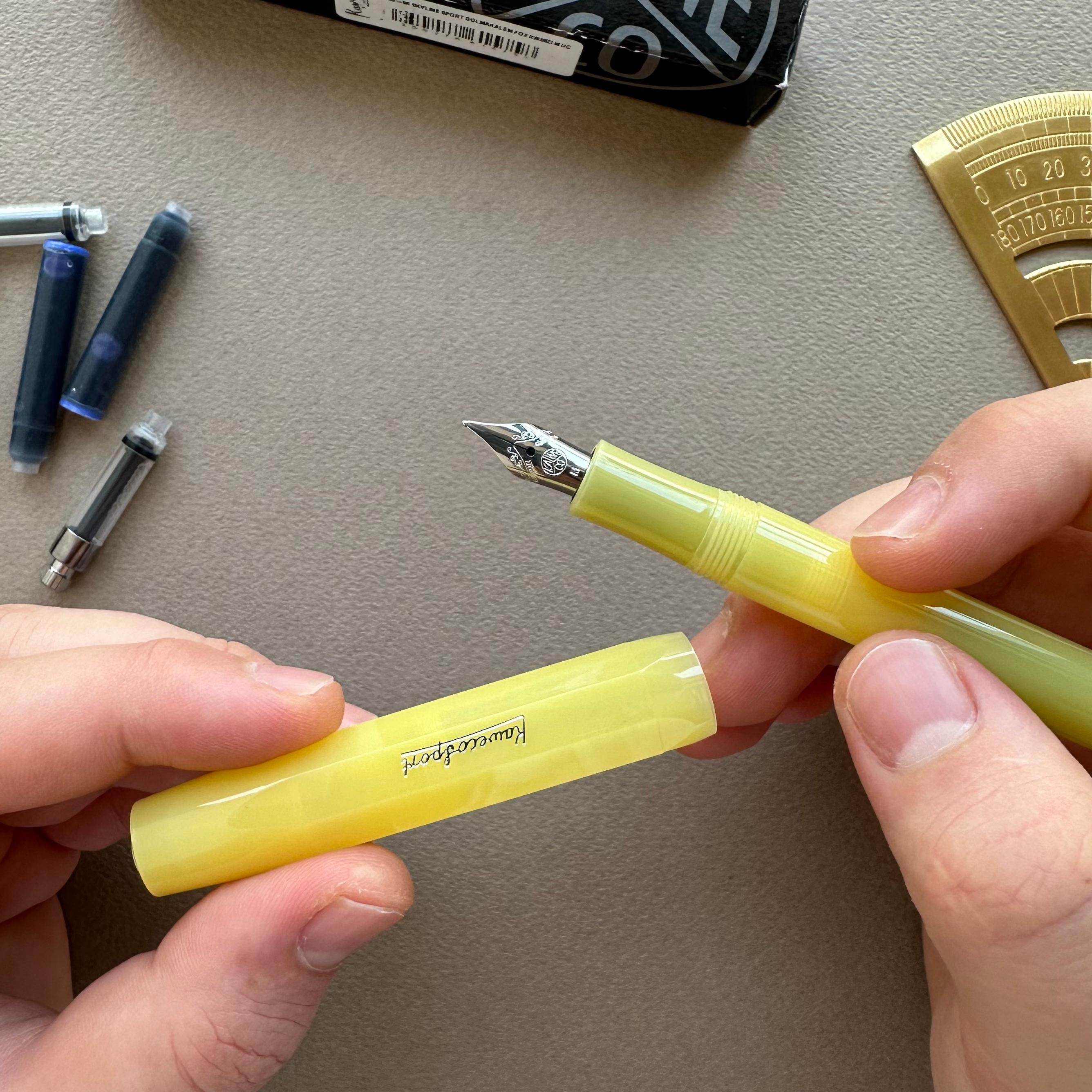 Kaweco Frosted Sport Dolma Kalem Açık Sarı