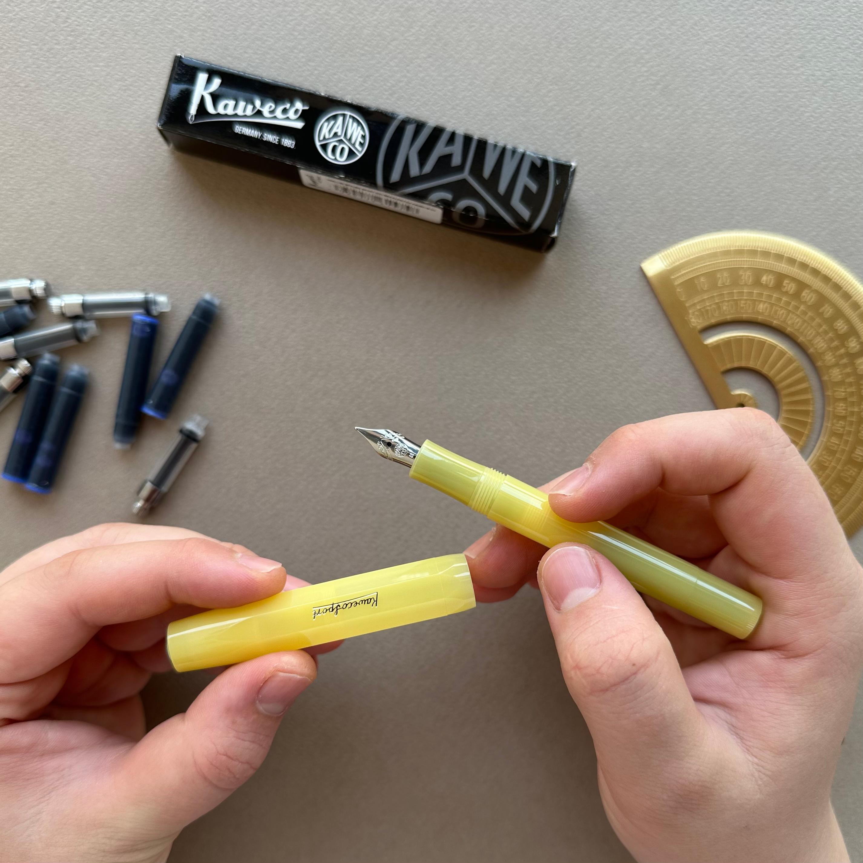 Kaweco Frosted Sport Dolma Kalem Açık Sarı