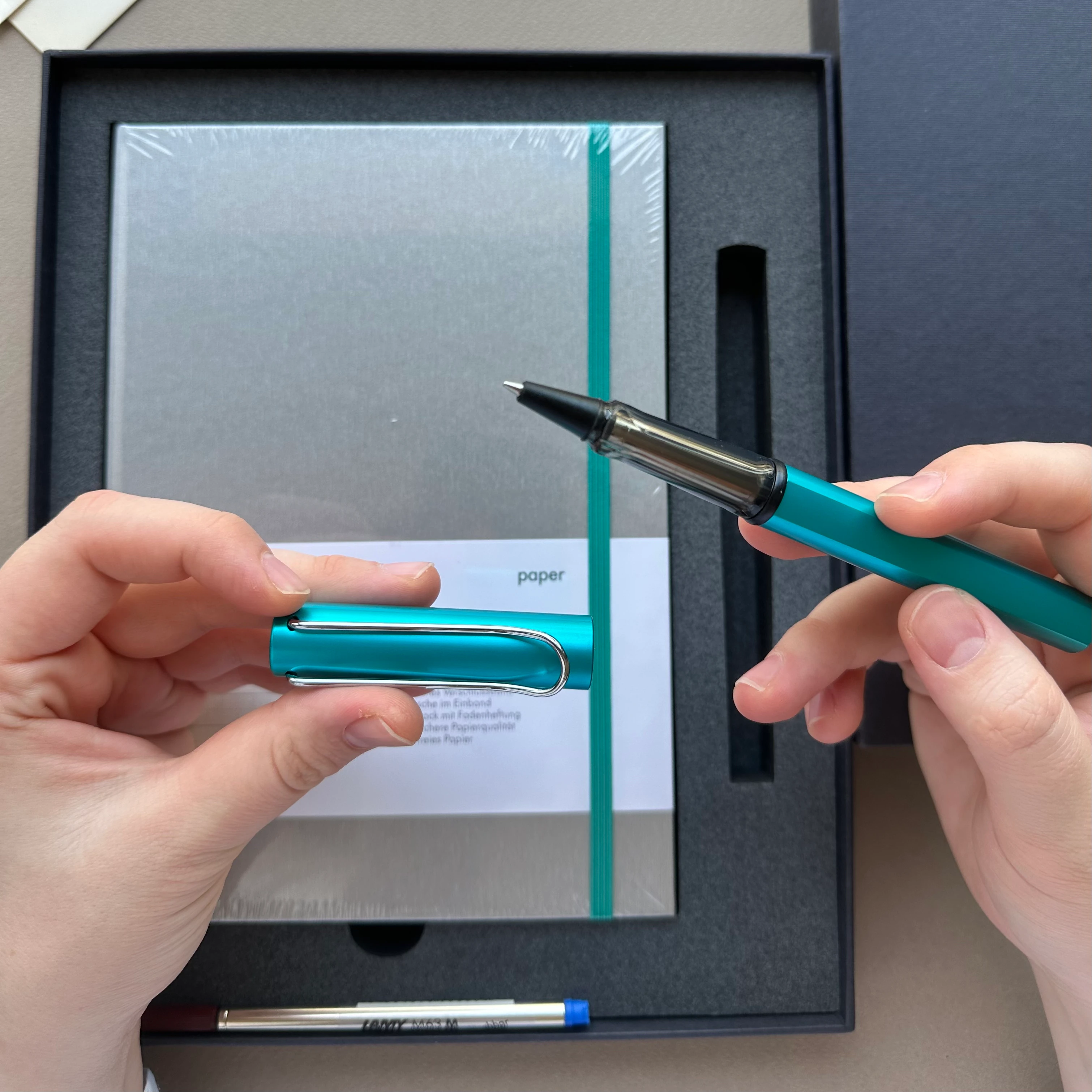 Lamy AL Star Turmaline Roller Kalem ve A5 Defter Seti