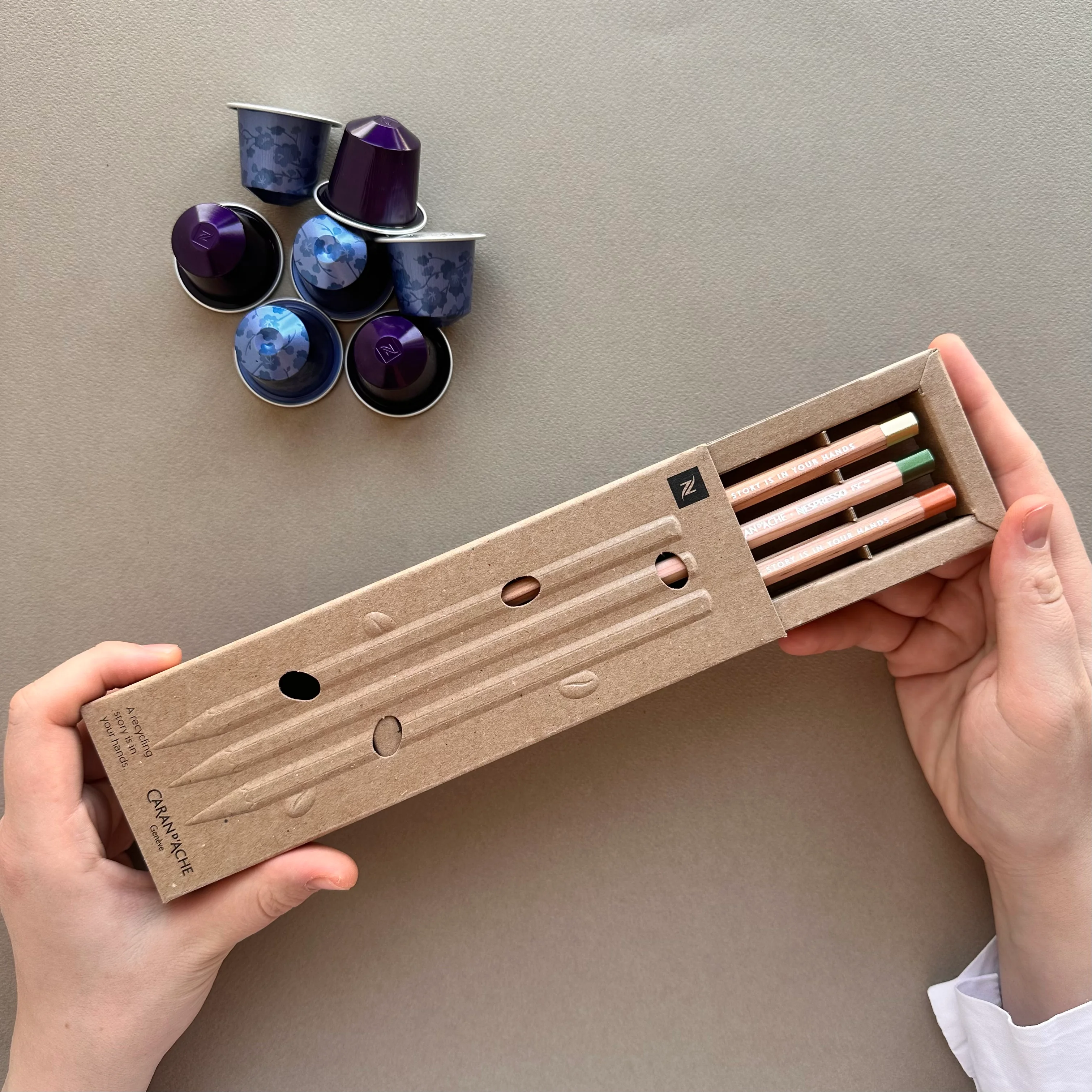 Caran d’Ache x Nespresso 4. Nesil Limited Edition – Swiss Wood Kurşun Kalem