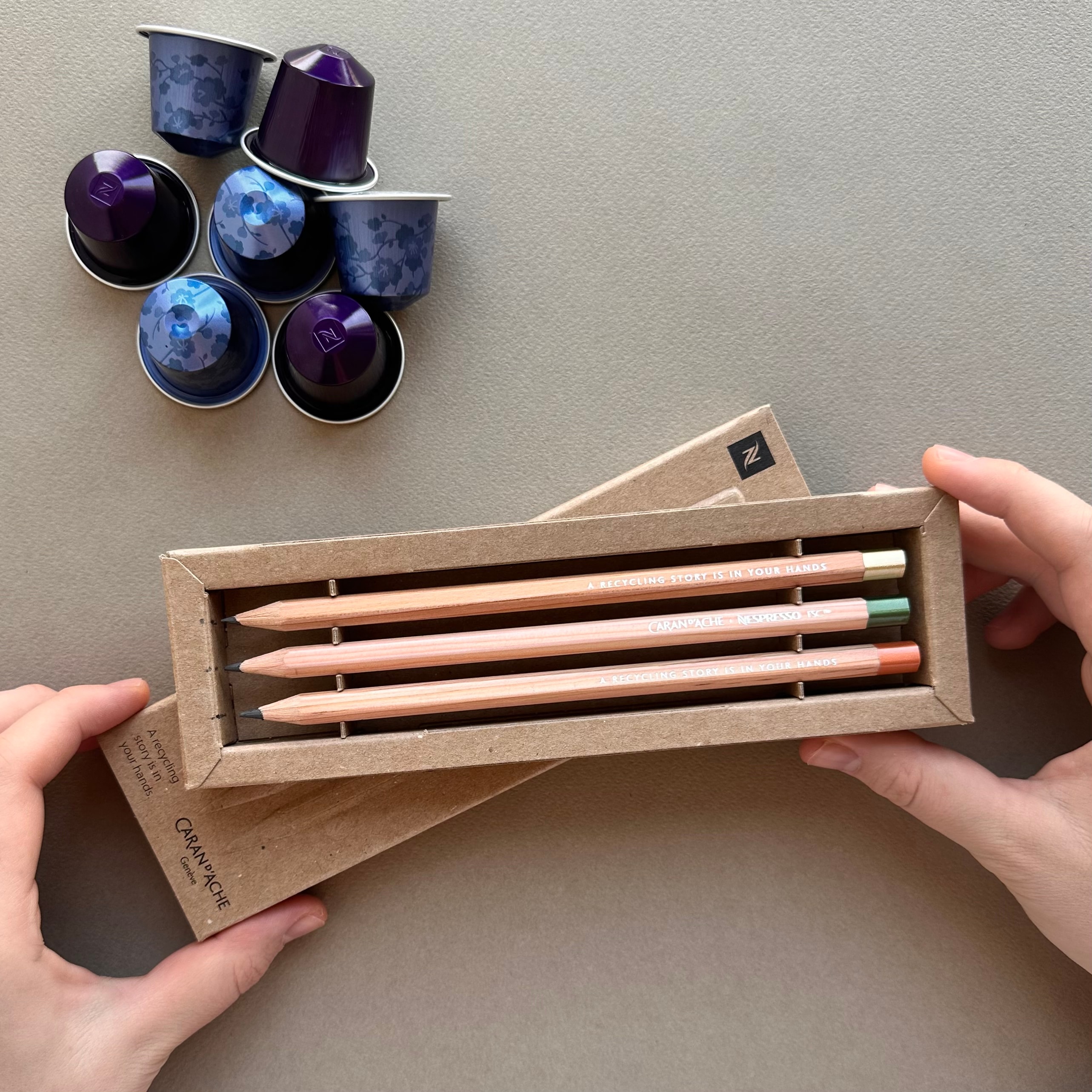 Caran d’Ache x Nespresso 4. Nesil Limited Edition – Swiss Wood Kurşun Kalem