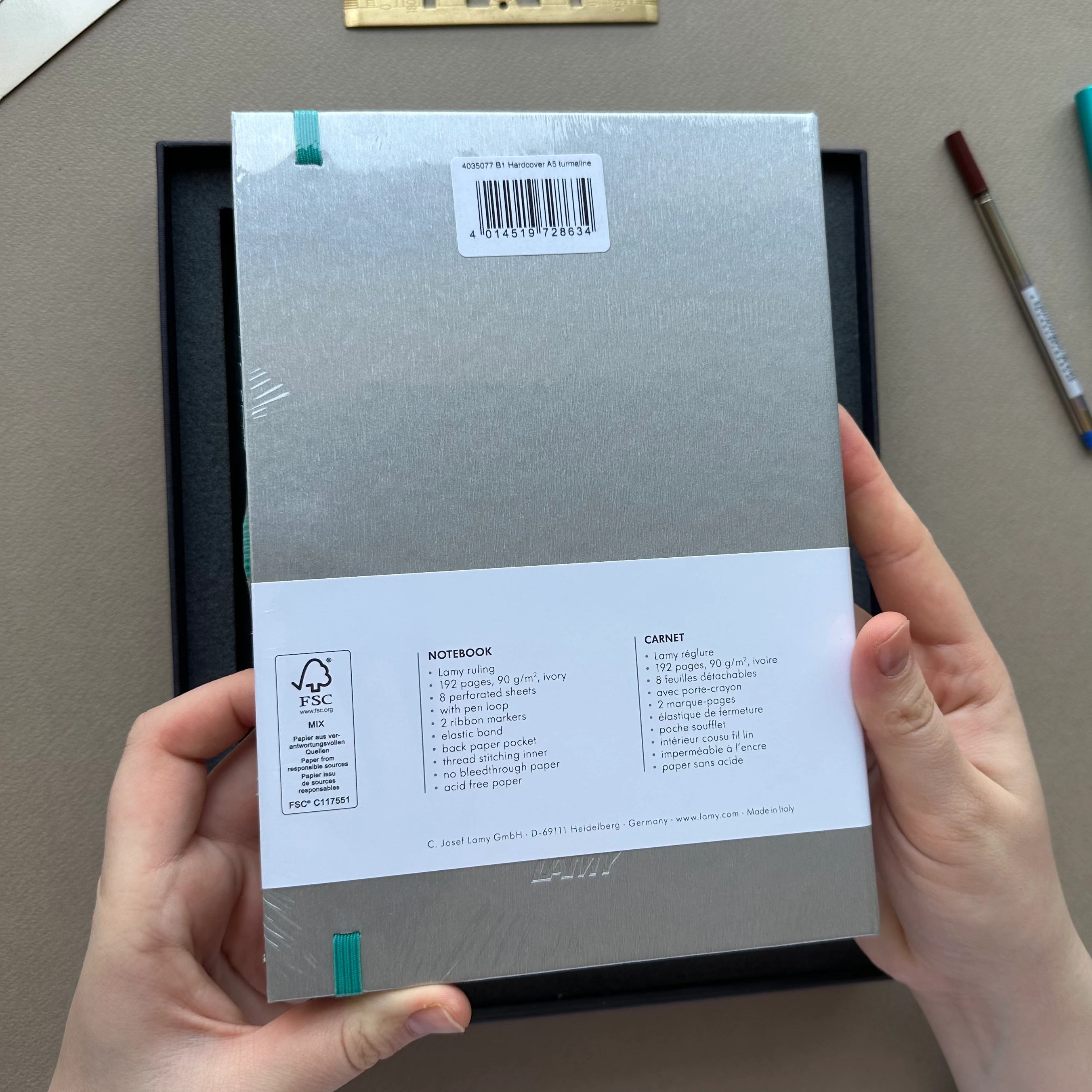 Lamy AL Star Turmaline Roller Kalem ve A5 Defter Seti