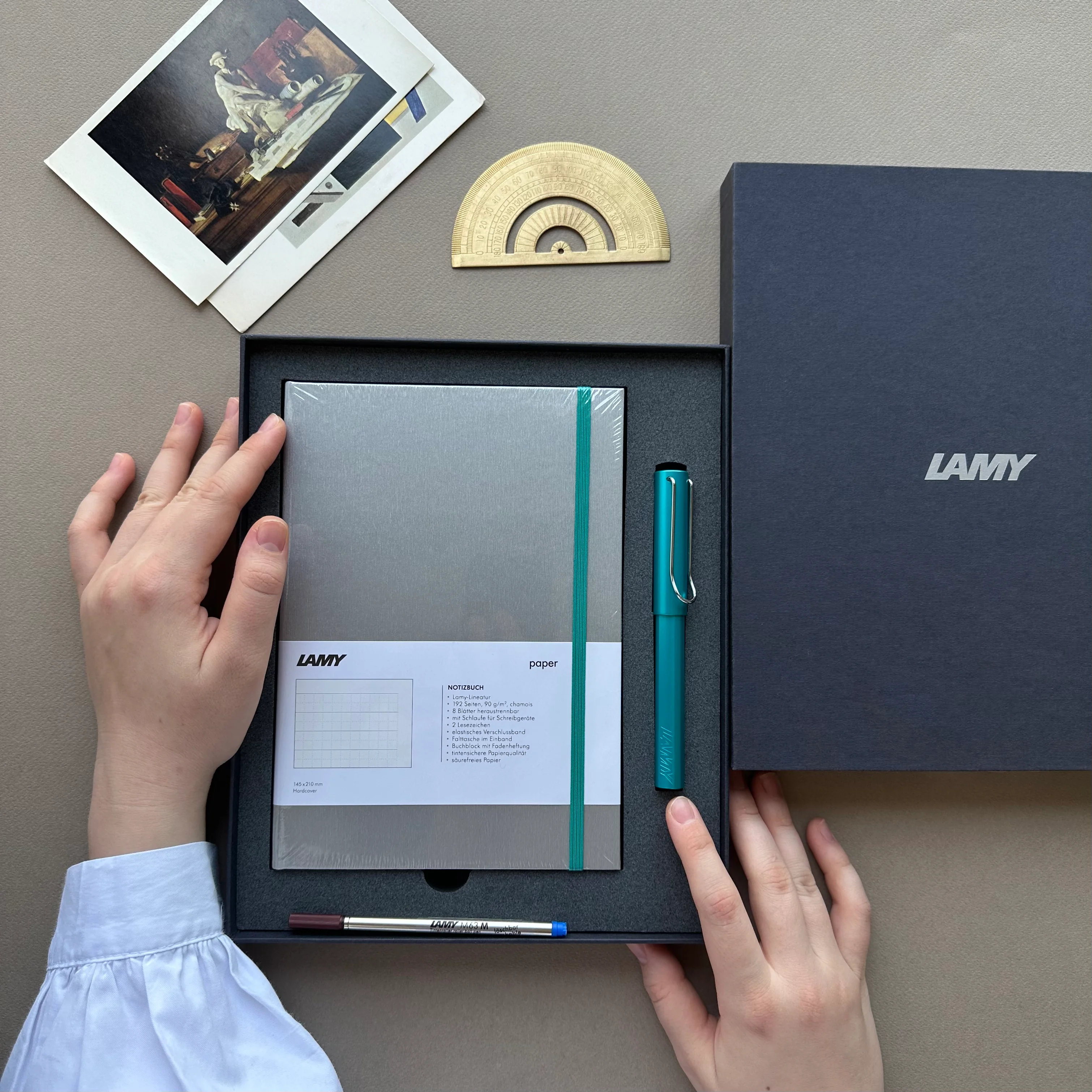 Lamy AL Star Turmaline Roller Kalem ve A5 Defter Seti