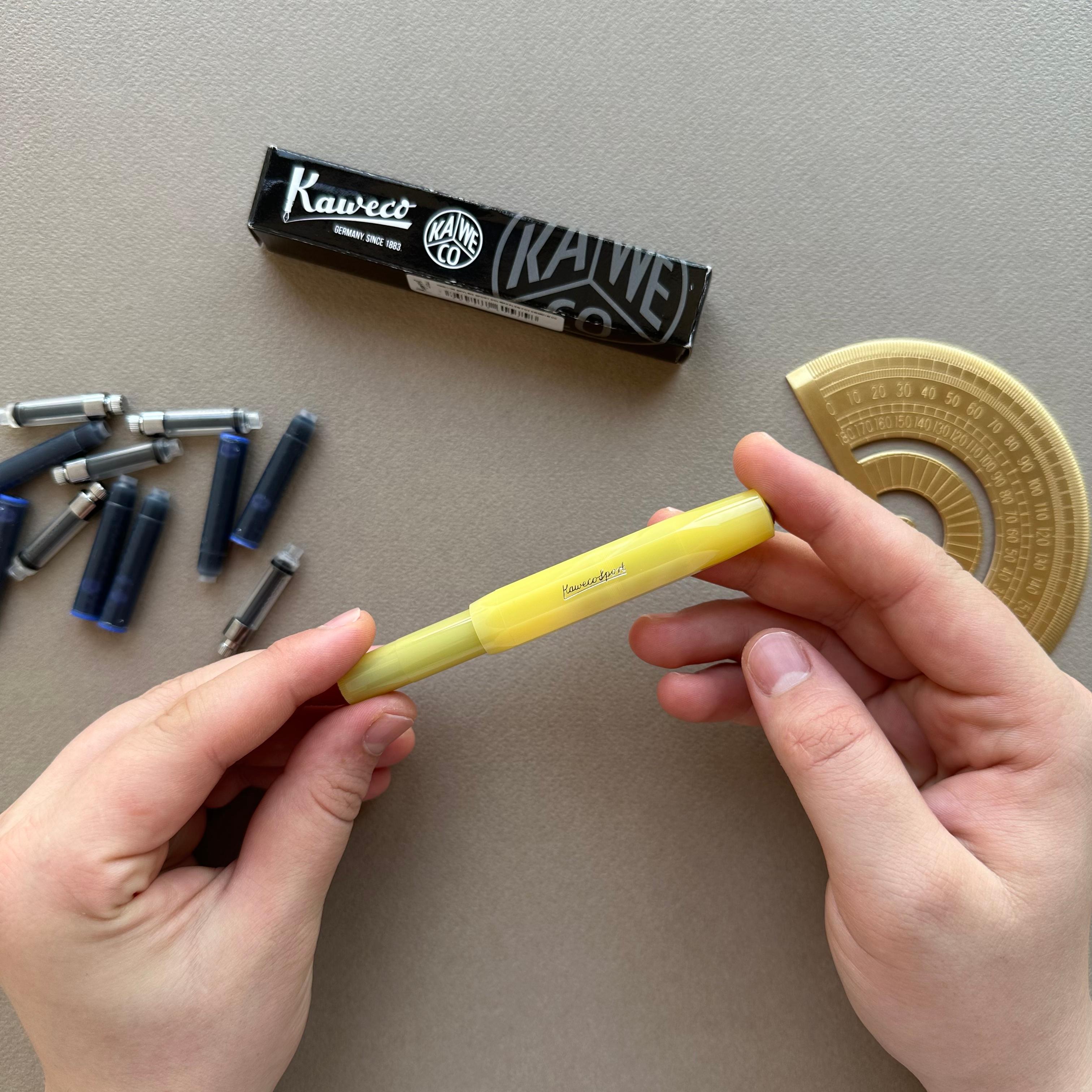 Kaweco Frosted Sport Dolma Kalem Açık Sarı