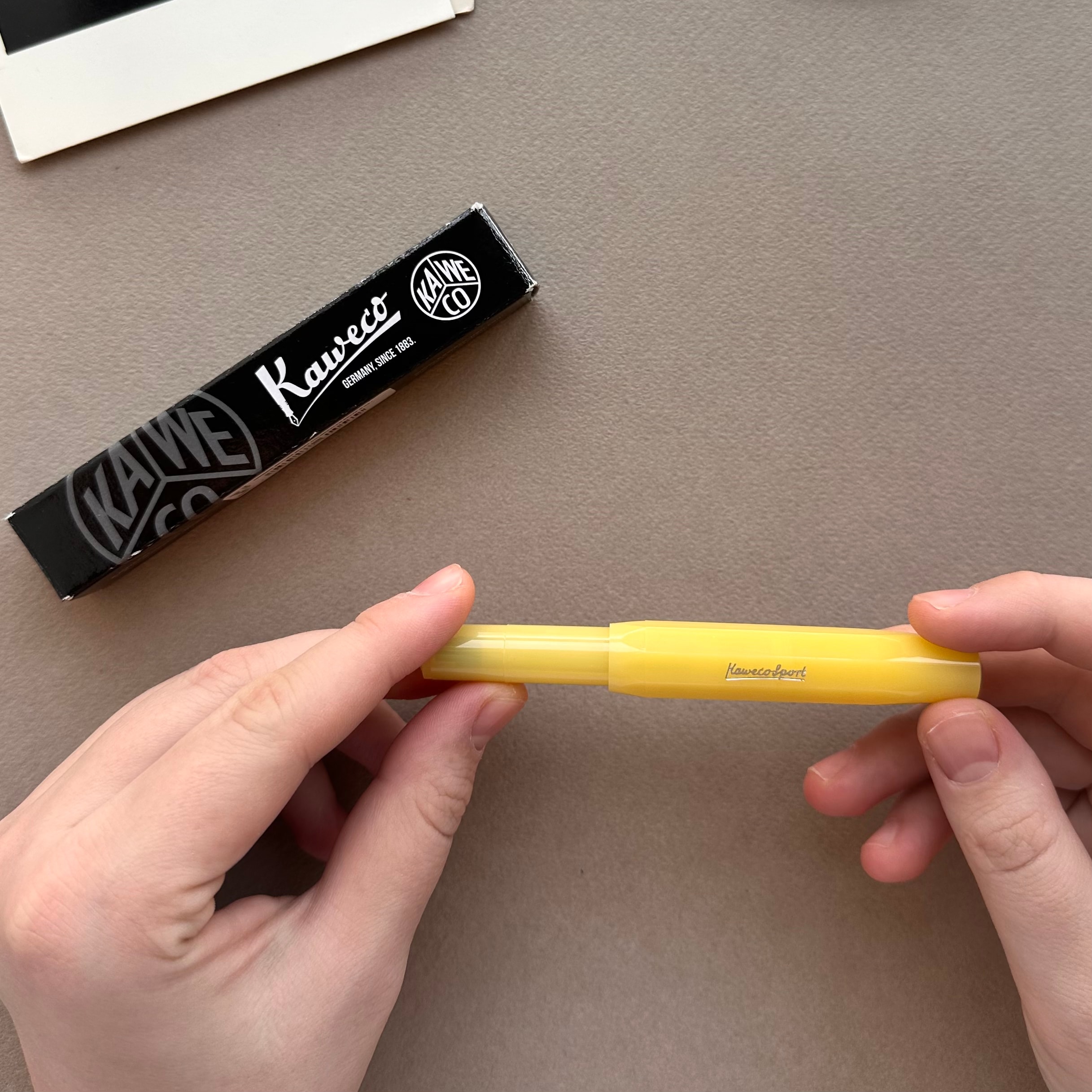 Kaweco Frosted Sport Roller Kalem Açık Sarı