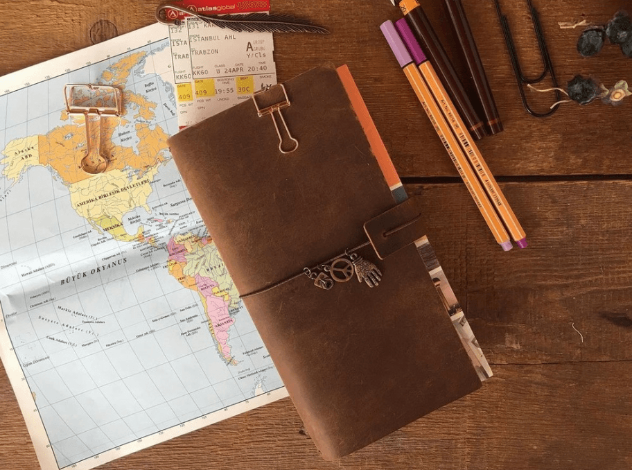 Deri Travelers Notebook Cover - MİDİ -