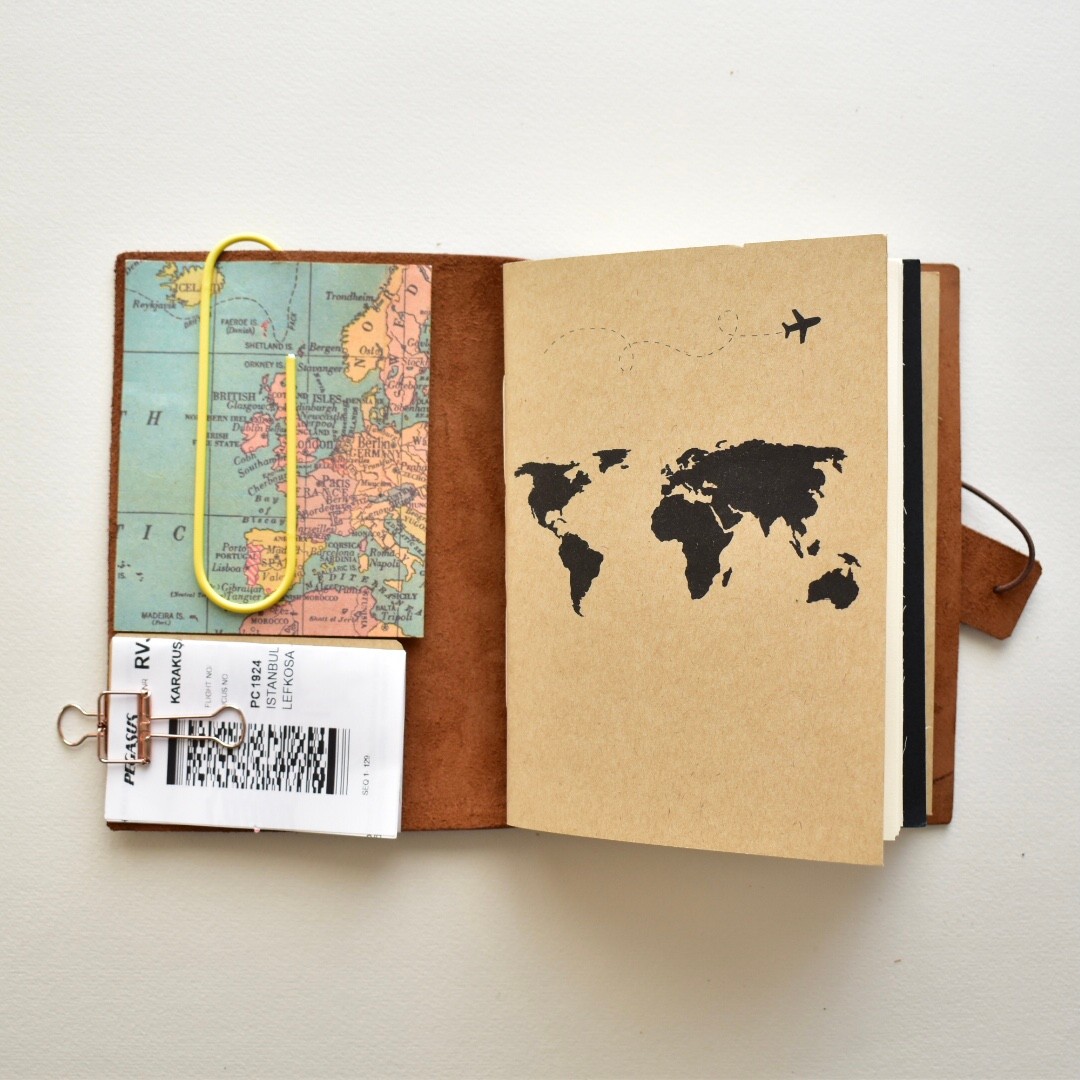 Deri Travelers Notebook Cover - MİNİ -