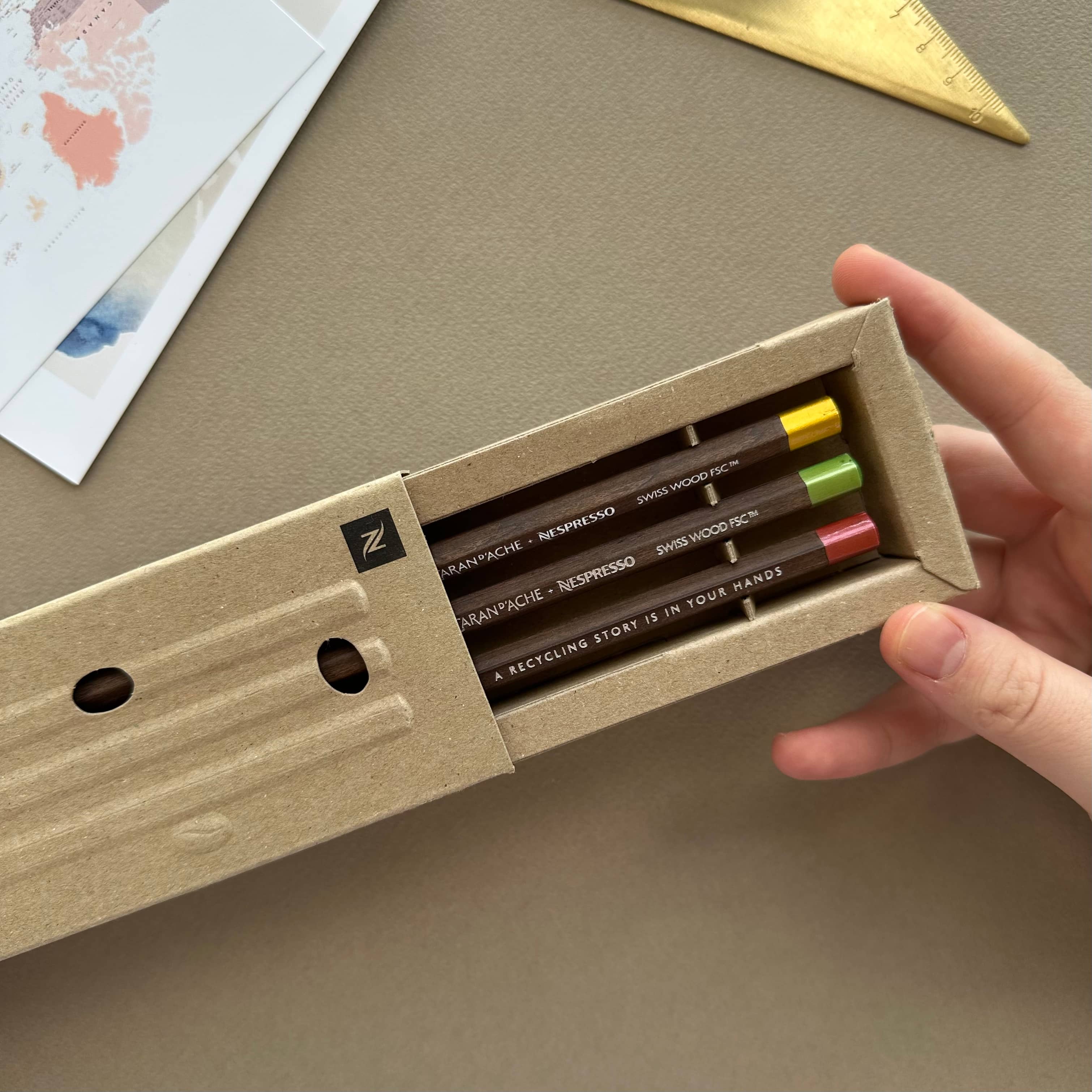 Caran d’Ache x Nespresso 4. Nesil Limited Edition – Swiss Wood Kurşun Kalem
