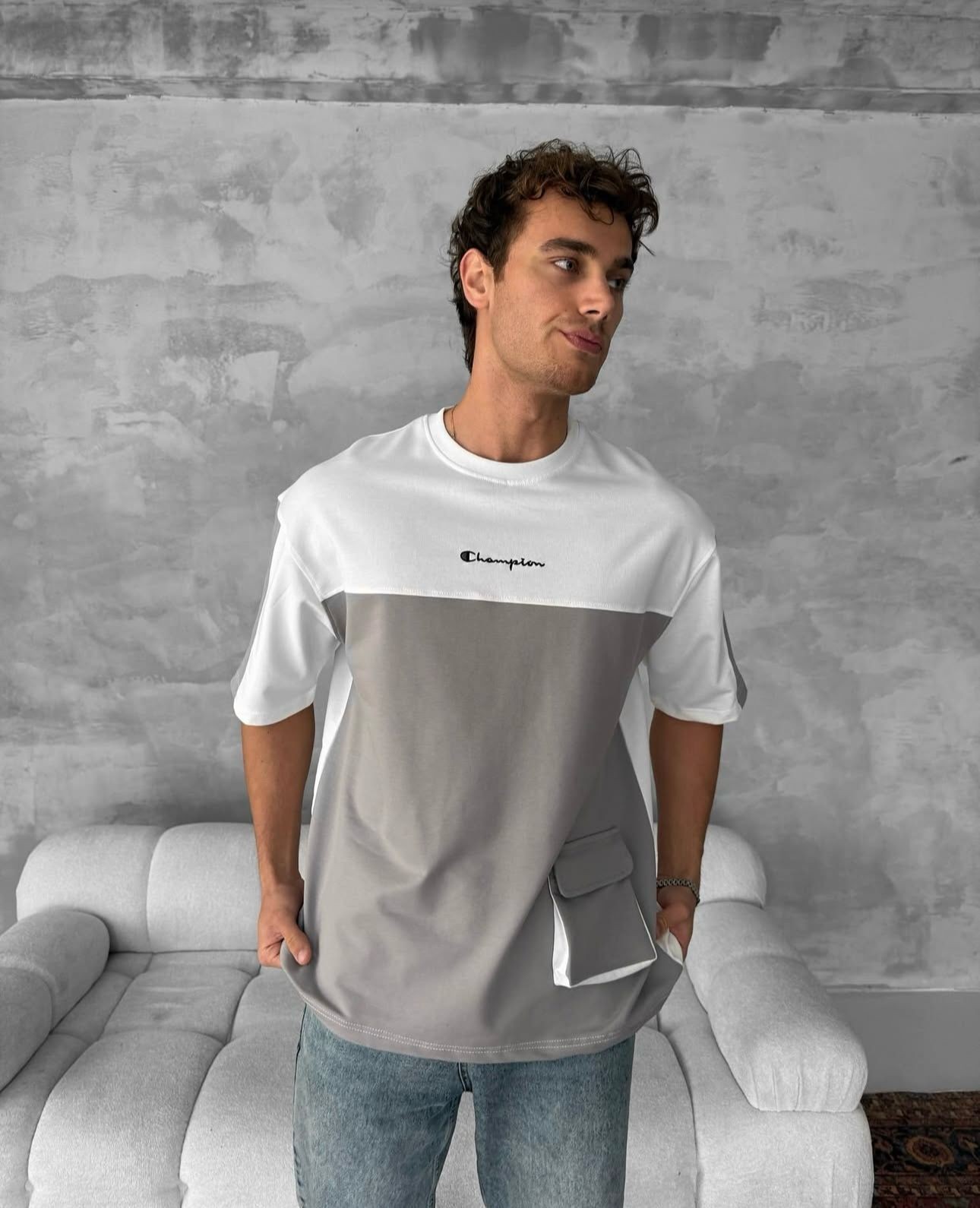 Cep Detaylı T-shirt