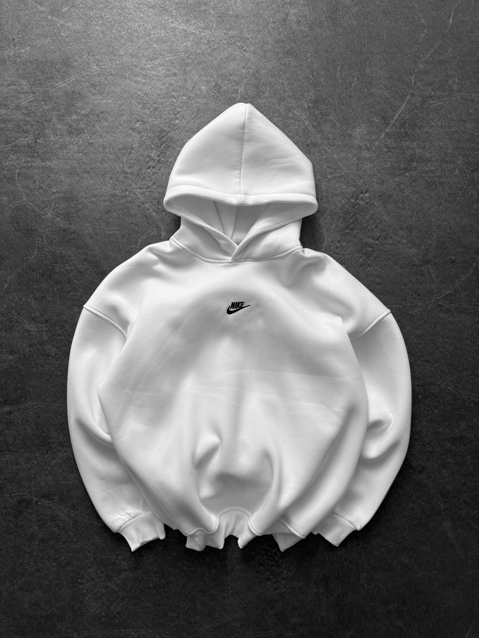 Nike Çantalı Sweat- Beyaz