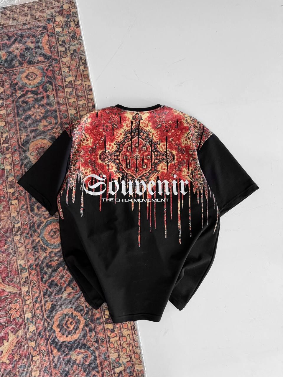 Renkli Etnik Desen T-Shirt