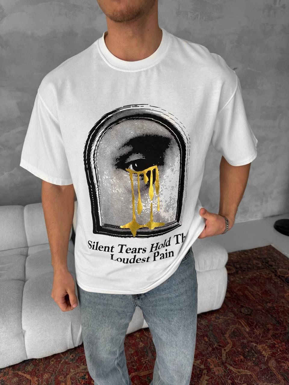Tears T-Shirt - Beyaz