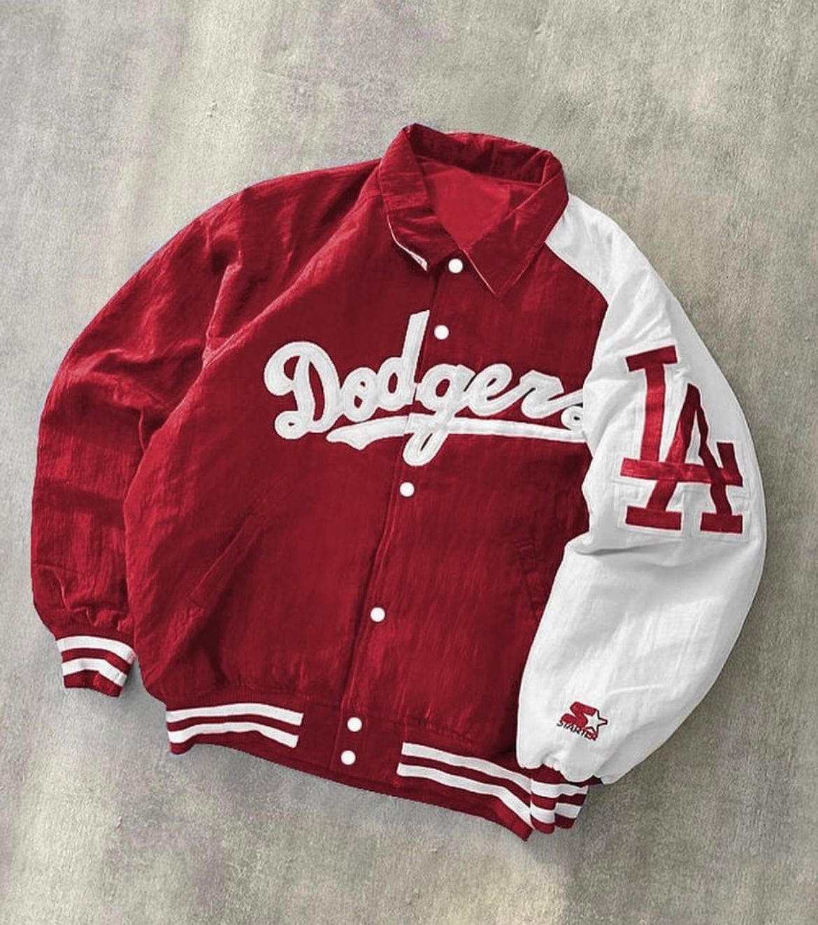 Dodgers Bomber Ceket - Kırmızı