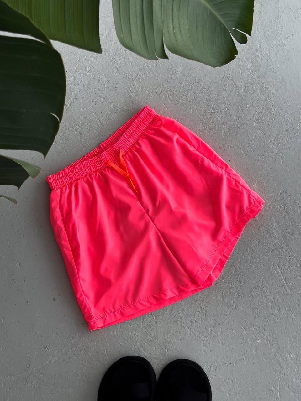Neon Pembe Deniz Şortu