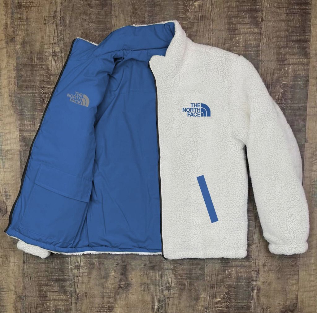 Çift Taraflı Mont  - Mavi