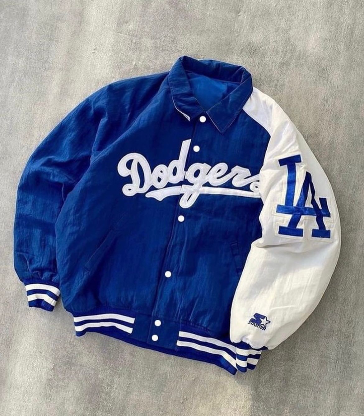 Dodgers Bomber Ceket - Mavi