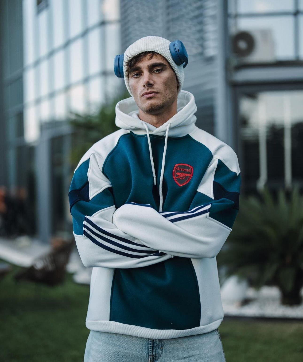 Arsenal Kapşonlu Sweat 