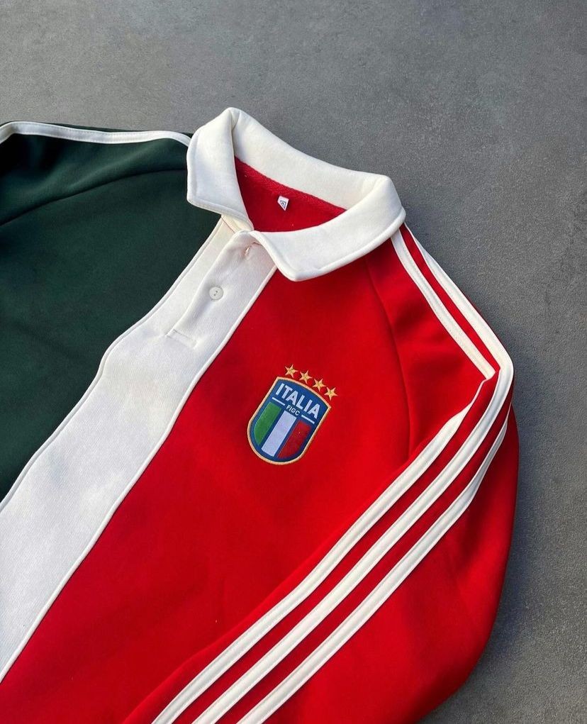 İtalya Polo Yaka Sweat