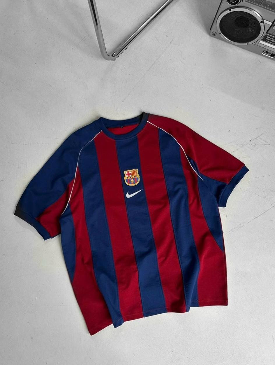 Barcelona Nakış Logo T-Shirt