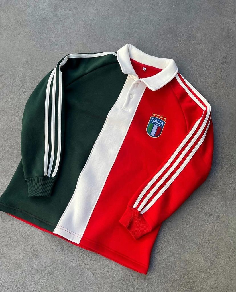 İtalya Polo Yaka Sweat