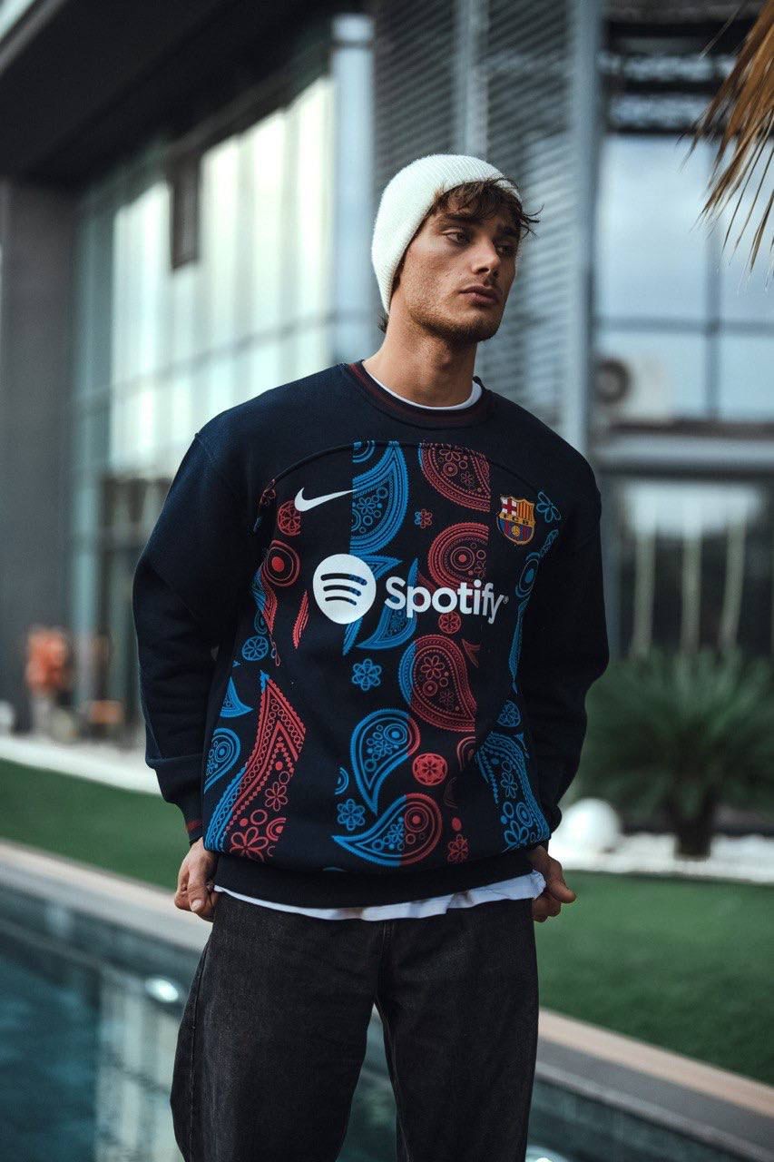 Spotify Desenli Sweatshirt 