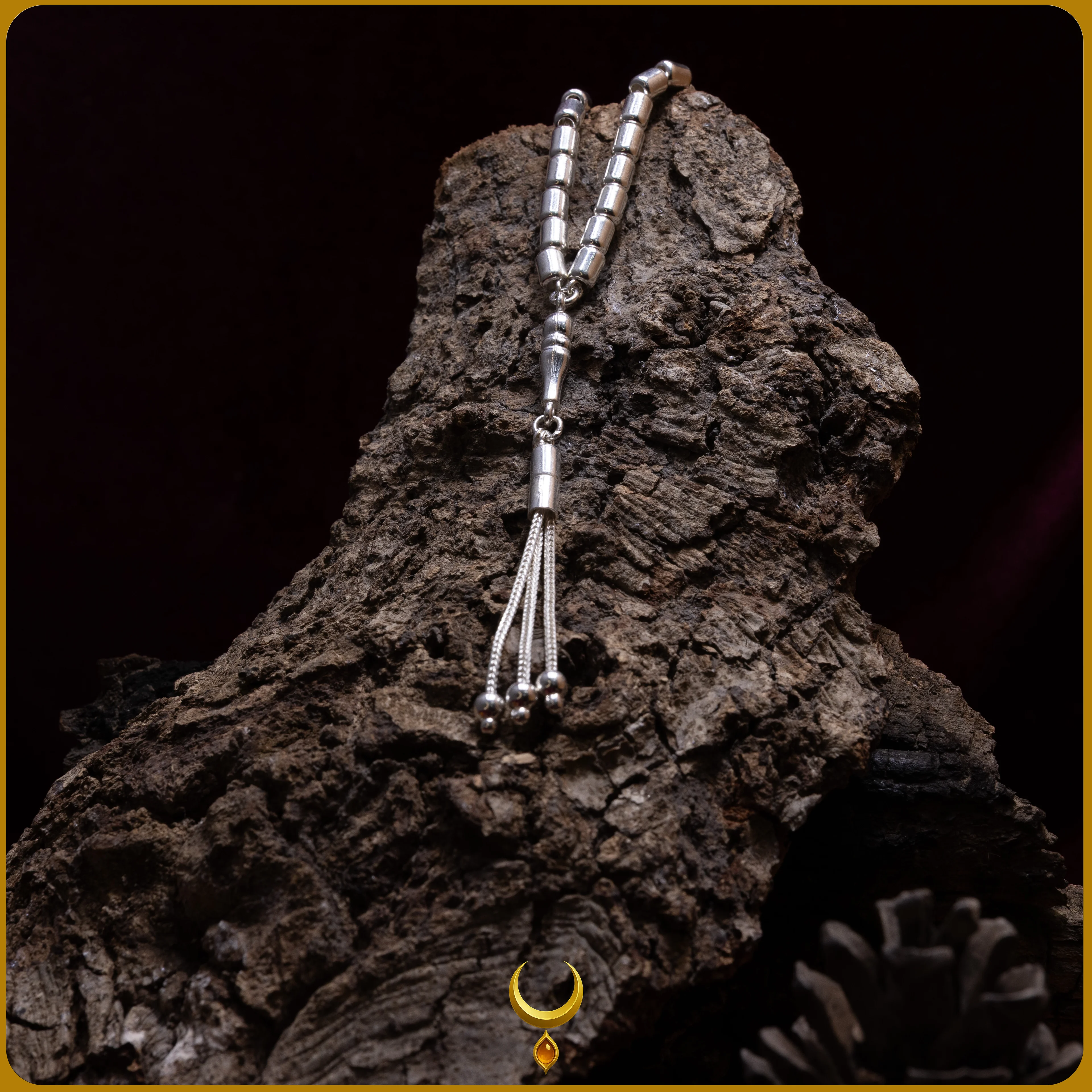 KAPSÜL KESİM 925 AYAR GÜMÜŞ TESBİH