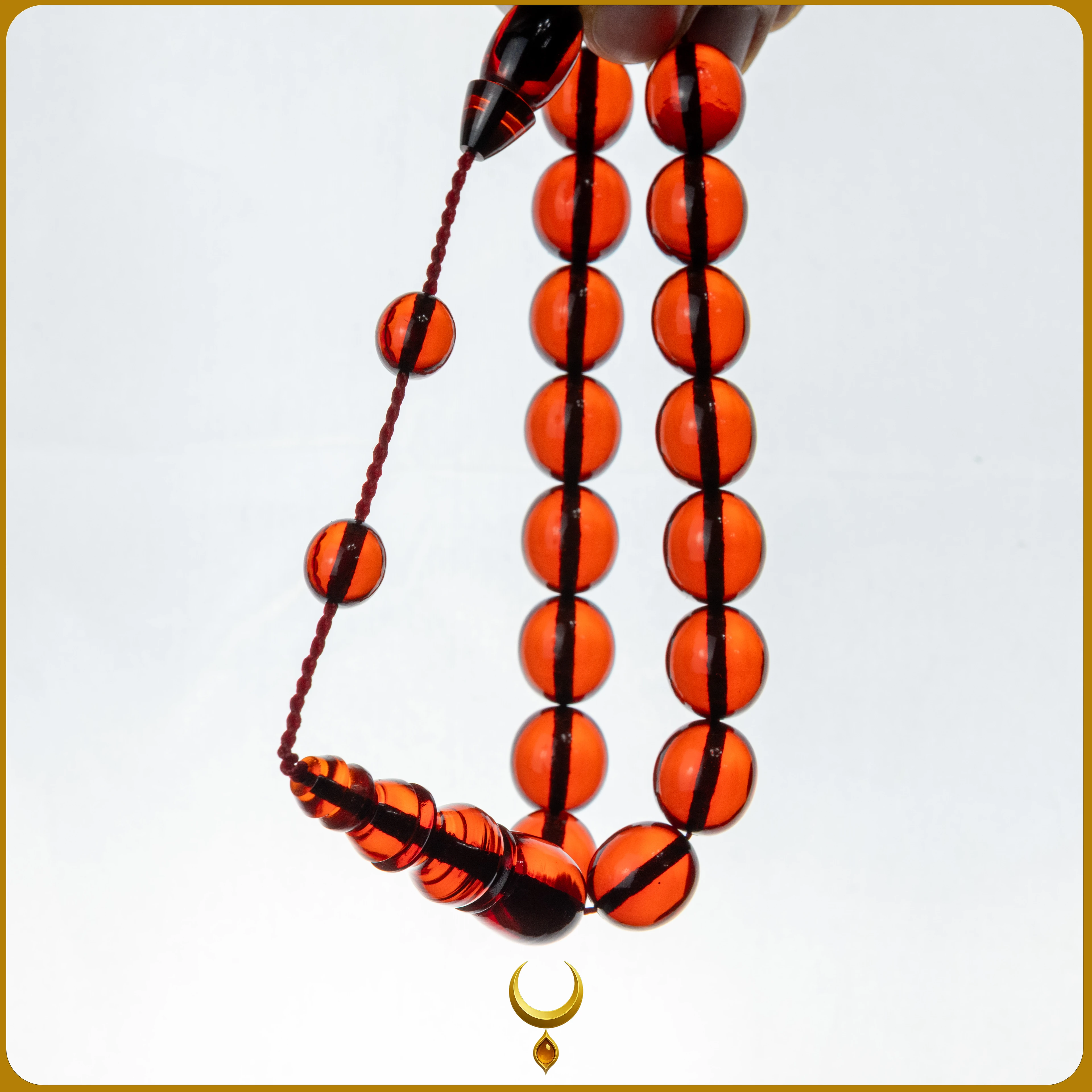 SİSTEMLİ KÜRE KESİM MASKOT ATEŞ KEHRİBAR TESBİH