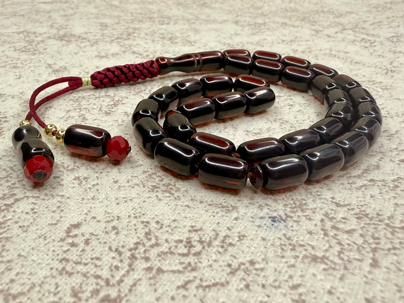 2’li Sıkma ve Ateş-i Kehribar Tesbih Seti