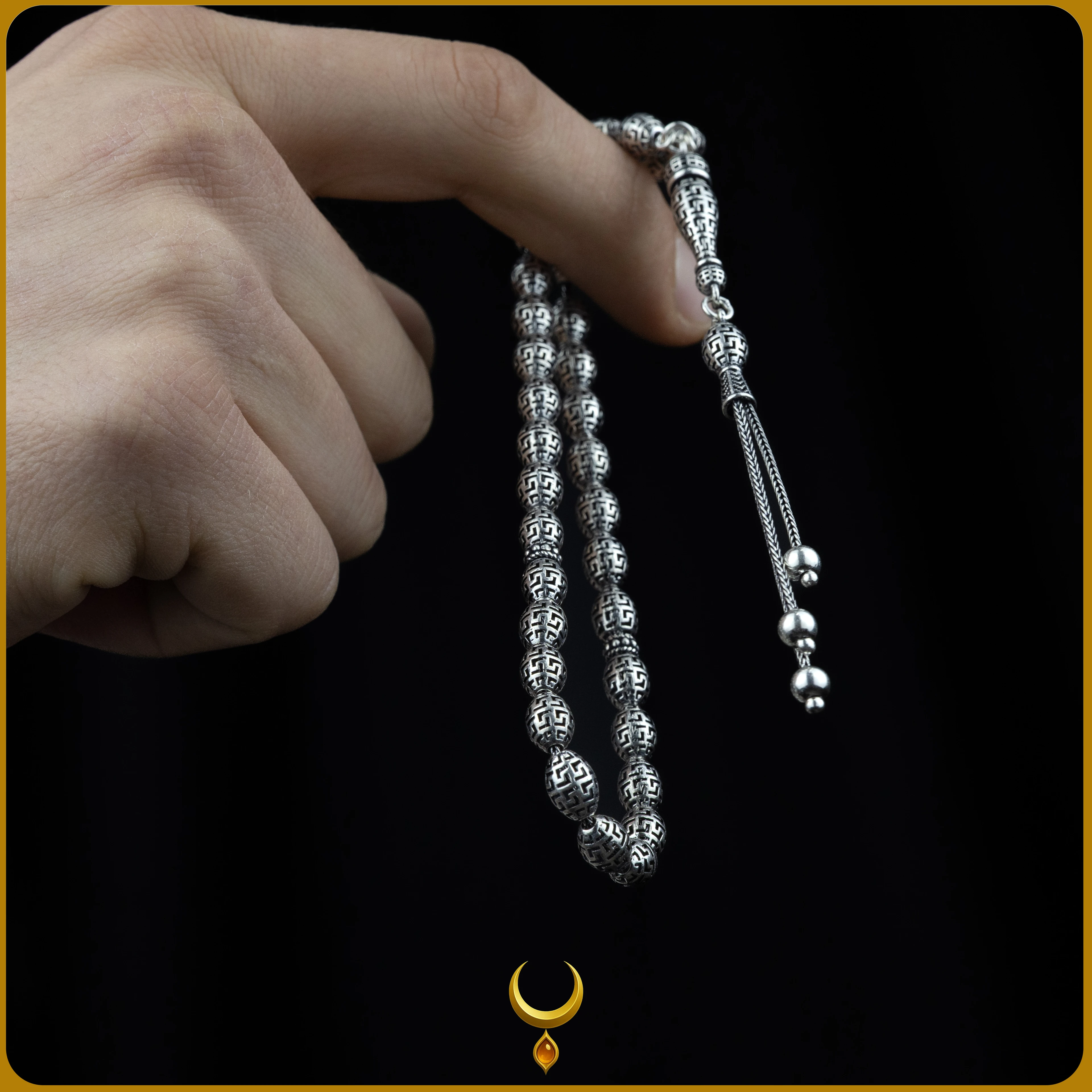 ARPA KESİM TELKARİ MODEL 925 AYAR GÜMÜŞ TESBİH