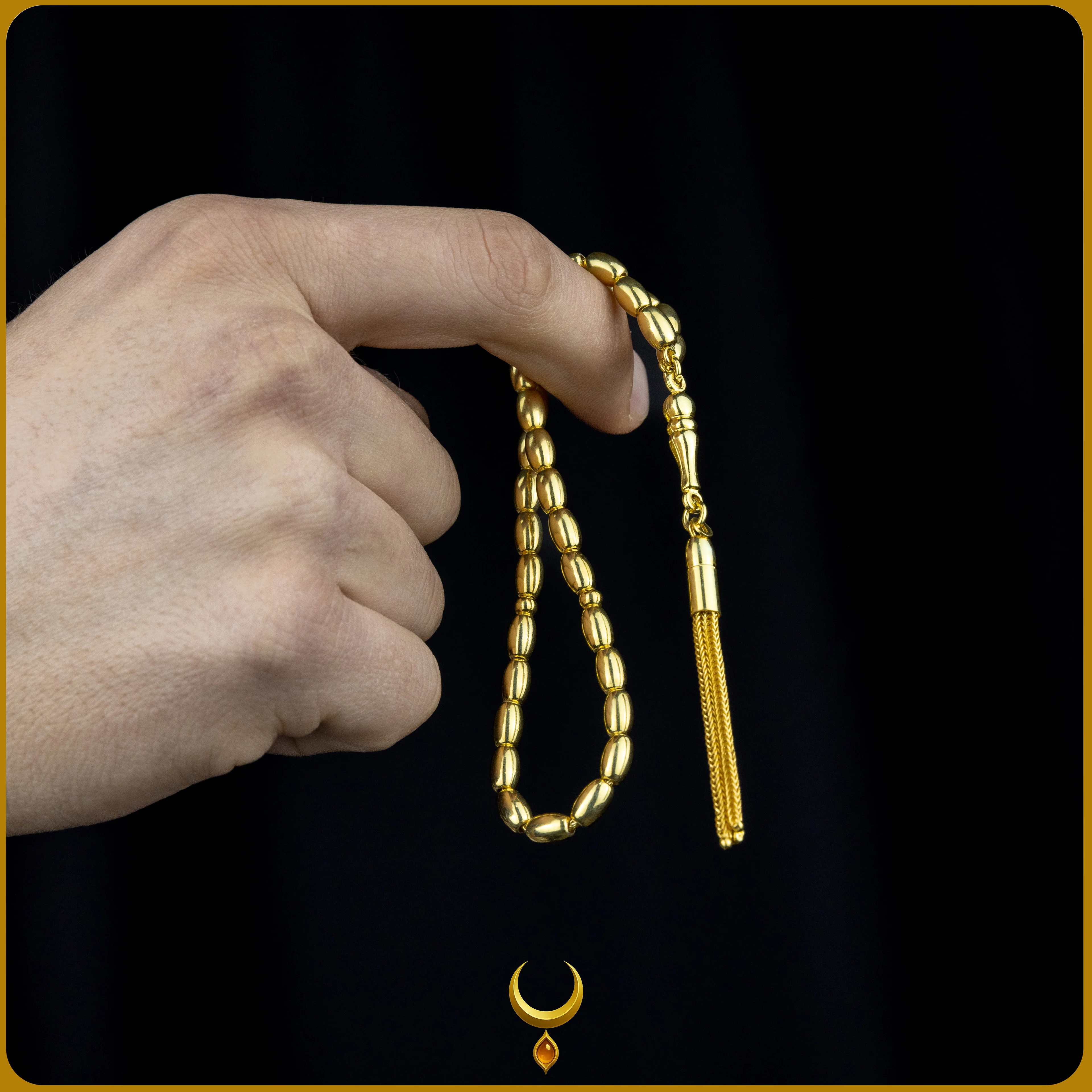 ARPA KESİM GOLD 925 AYAR GÜMÜŞ TESBİH