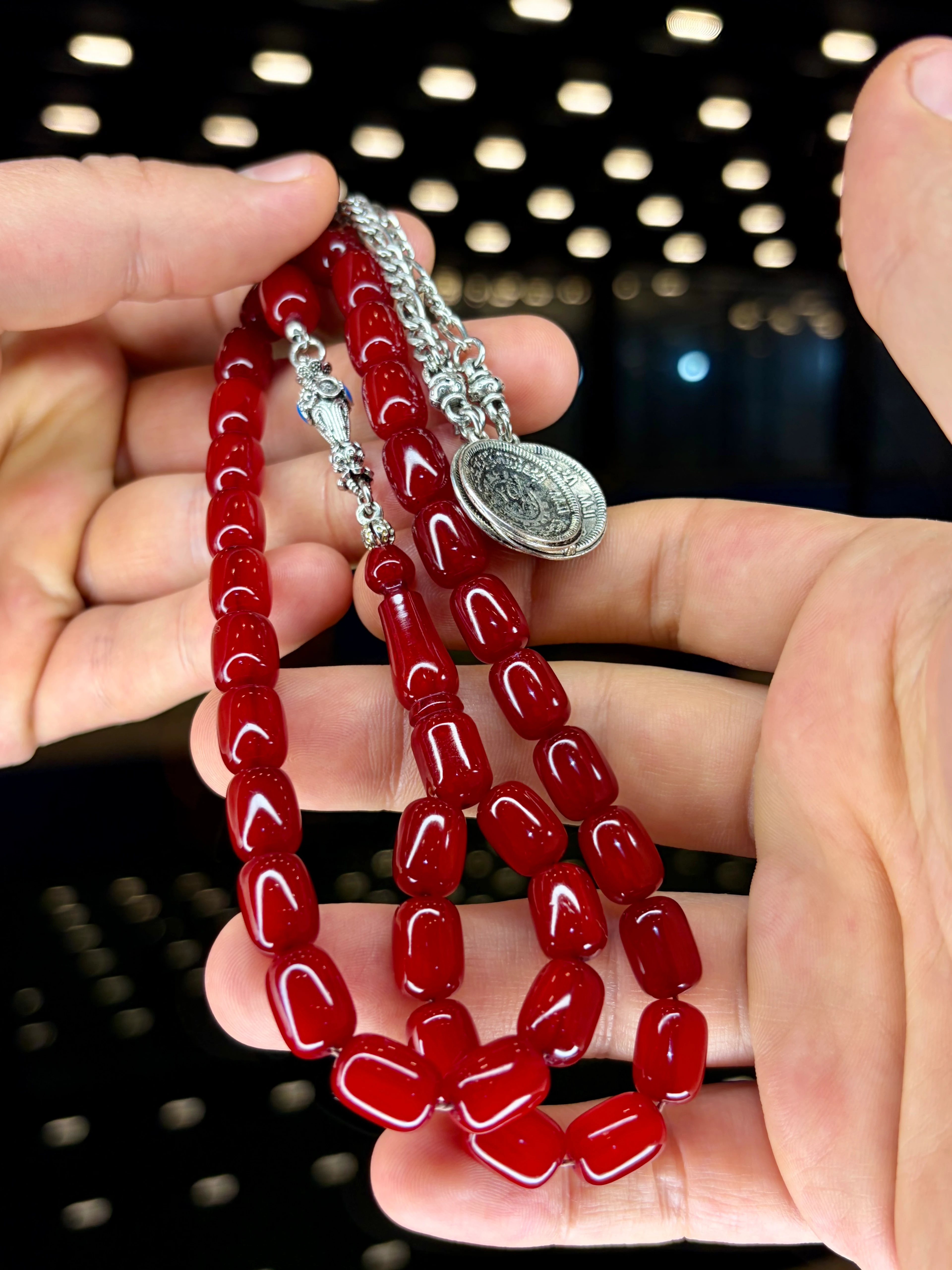 ALPAGA PÜSKÜLLÜ KAPSÜL KESİM OSMANLI BENZETME SIKMA KEHRİBAR