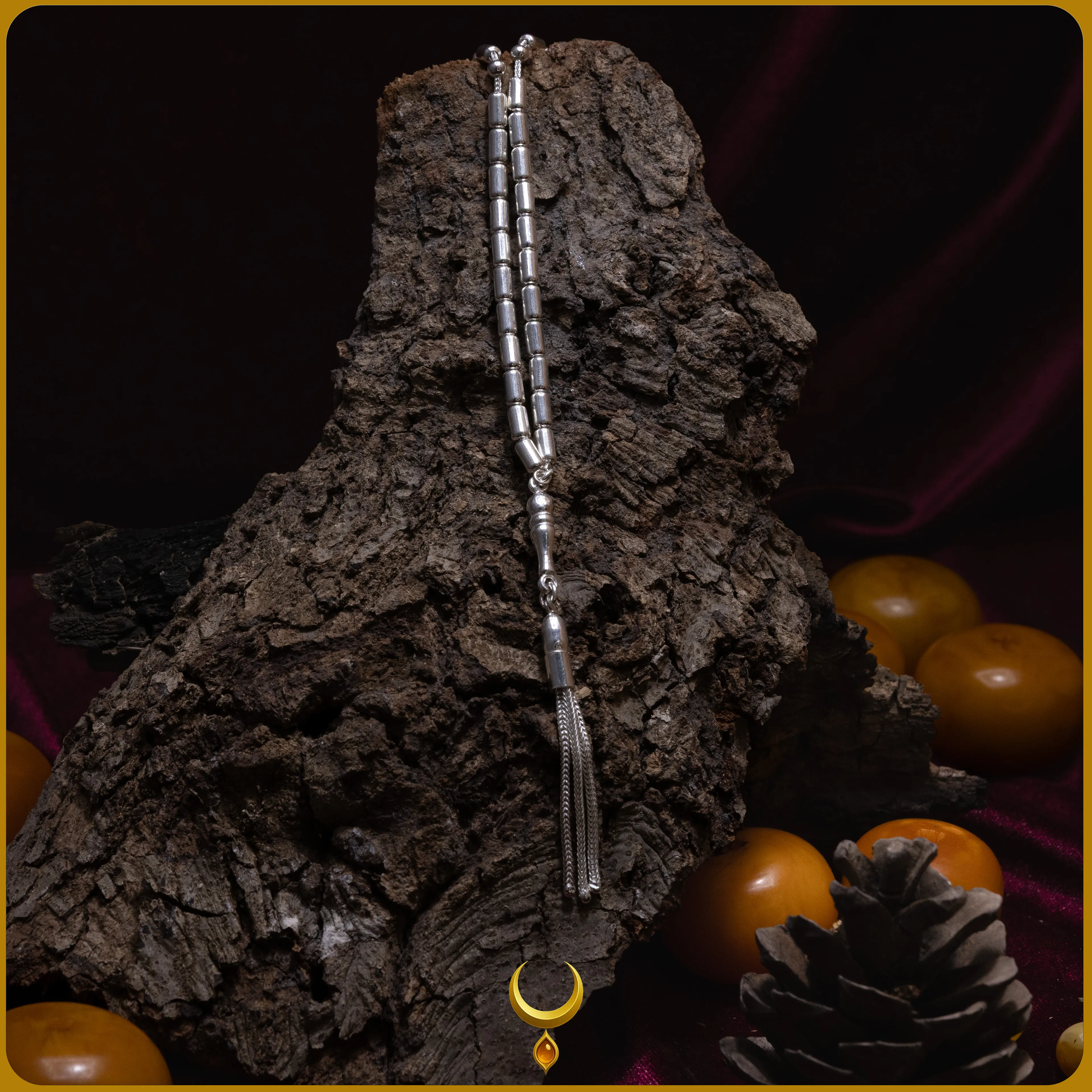 KAPSÜL KESİM 925 AYAR GÜMÜŞ TESBİH