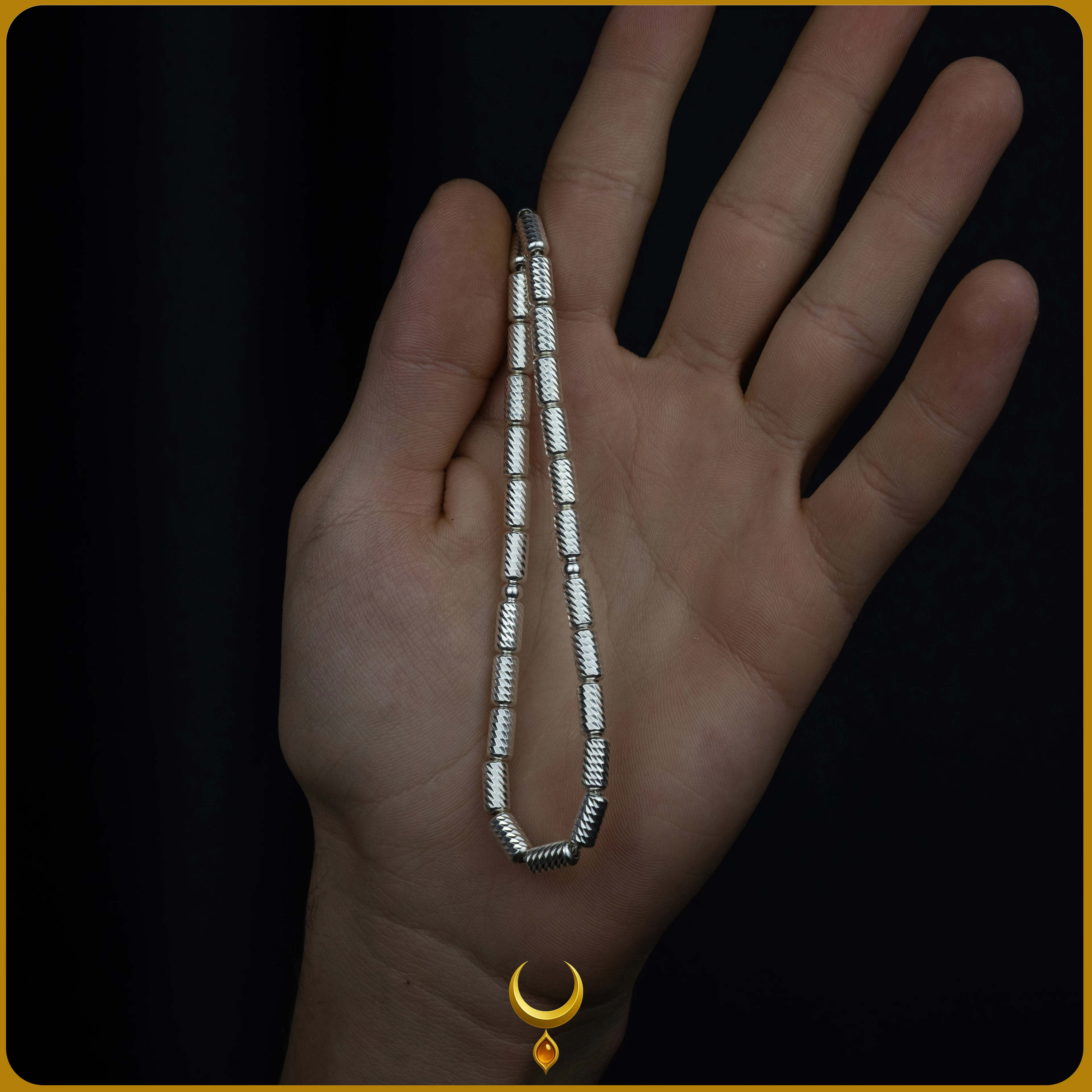 FASETA KESİM KAPSÜL MODEL 925 AYAR GÜMÜŞ TESBİH