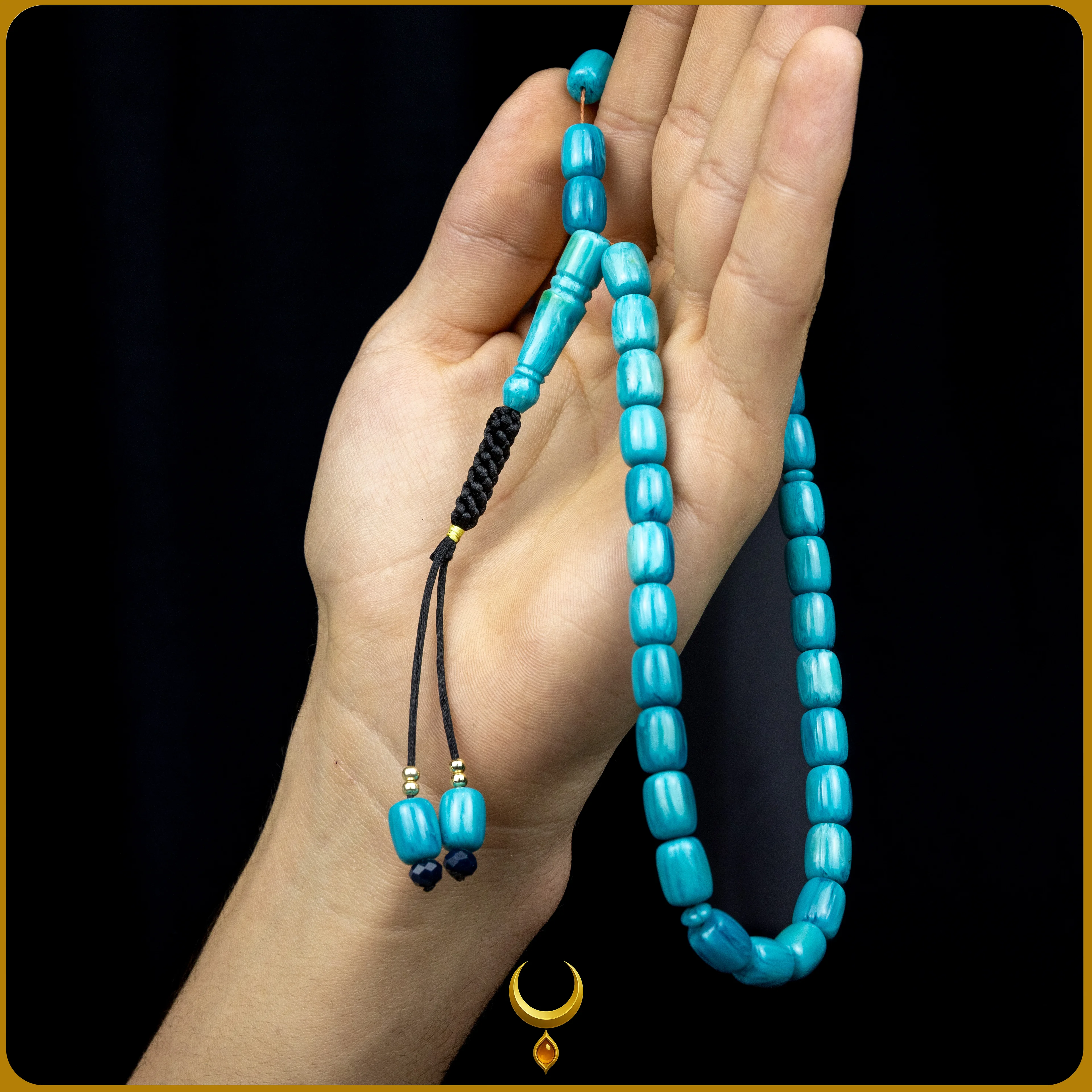 EL İŞÇİLİĞİ ÖRGÜLÜ KAPSÜL KESİM SIKMA KEHRİBAR TESBİH