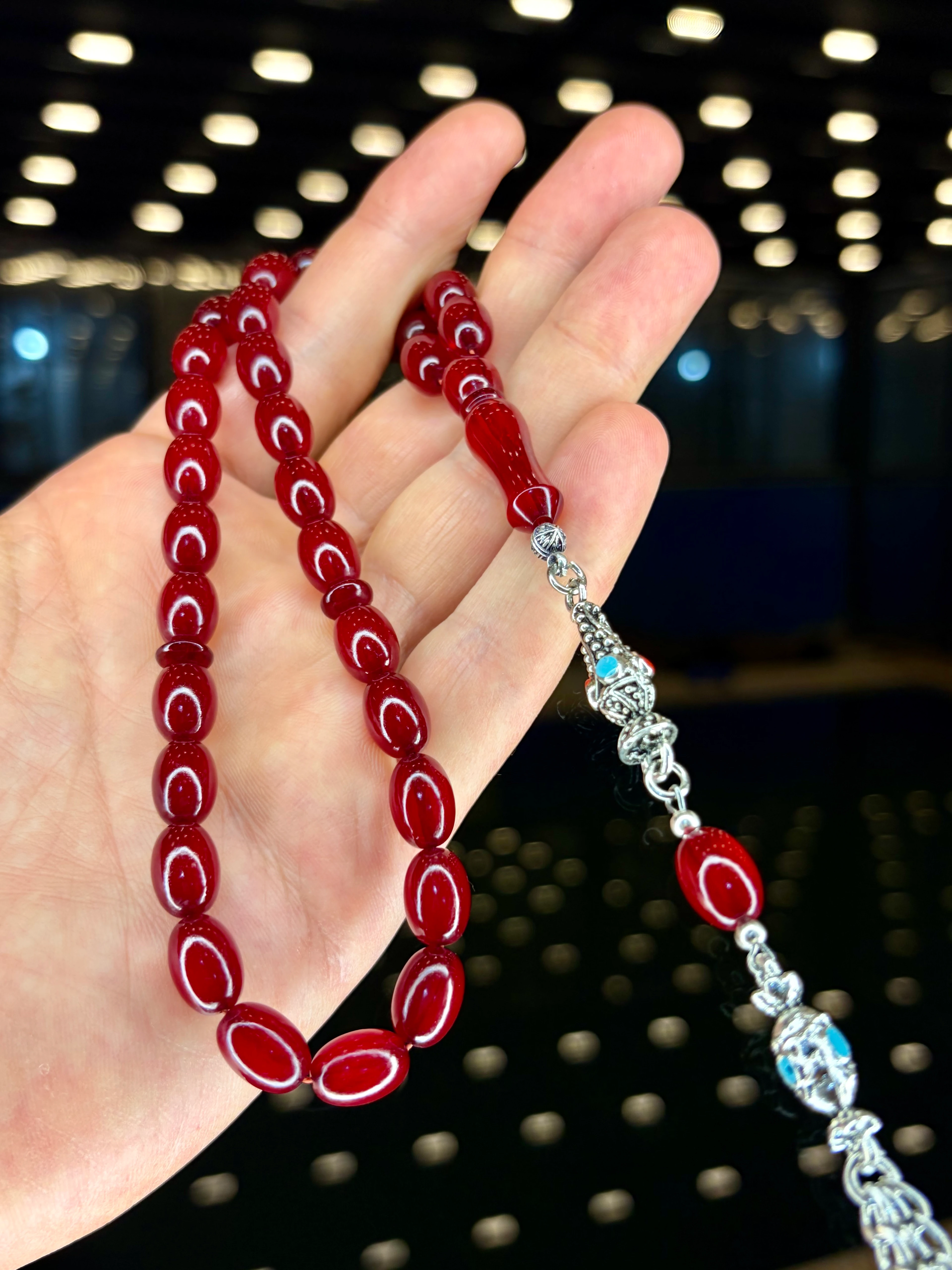 ALPAGA PÜSKÜLLÜ BEYZİ KESİM OSMANLI BENZETME SIKMA KEHRİBAR