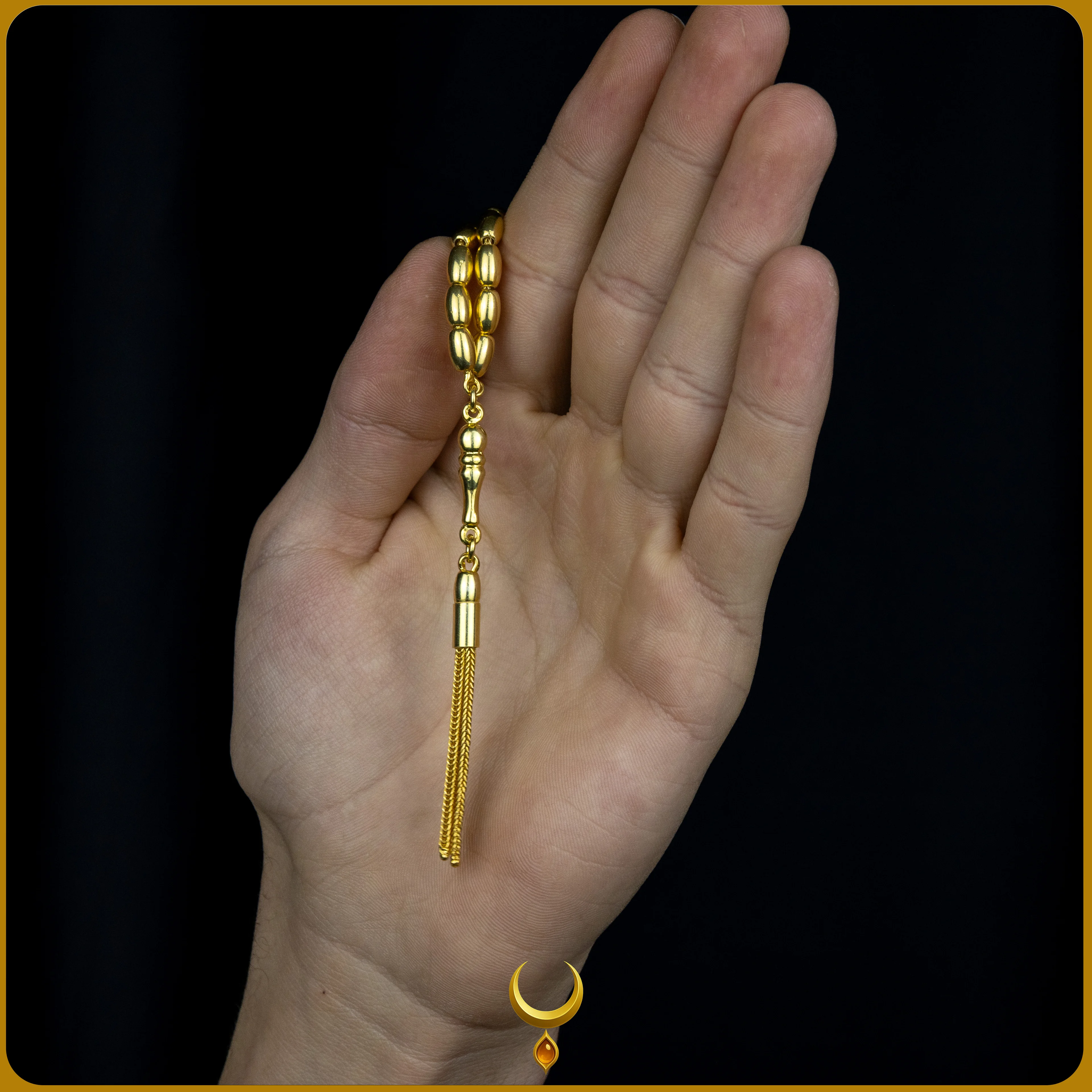 ARPA KESİM GOLD 925 AYAR GÜMÜŞ TESBİH