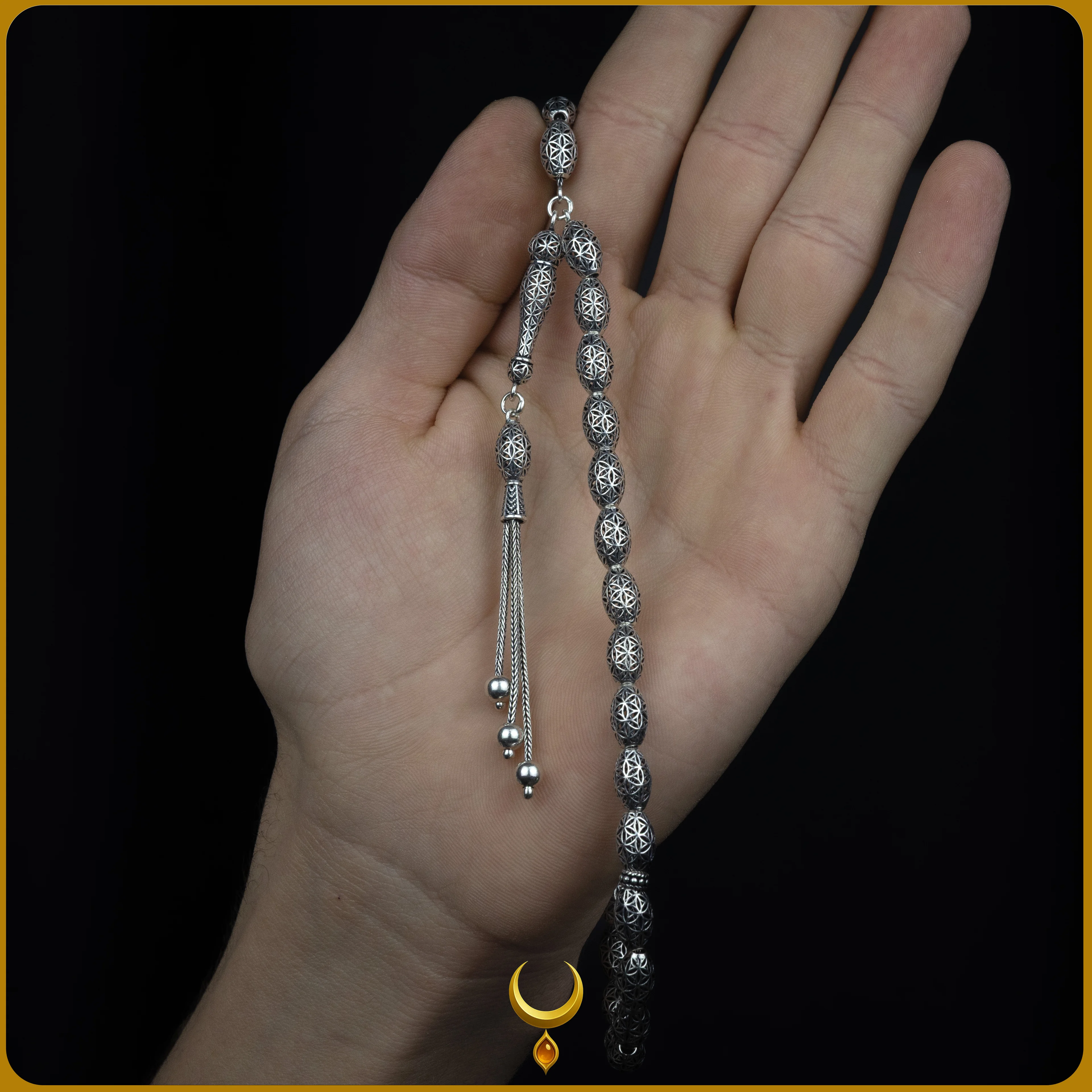 ARPA KESİM TELKARİ MODEL 925 AYAR GÜMÜŞ TESBİH