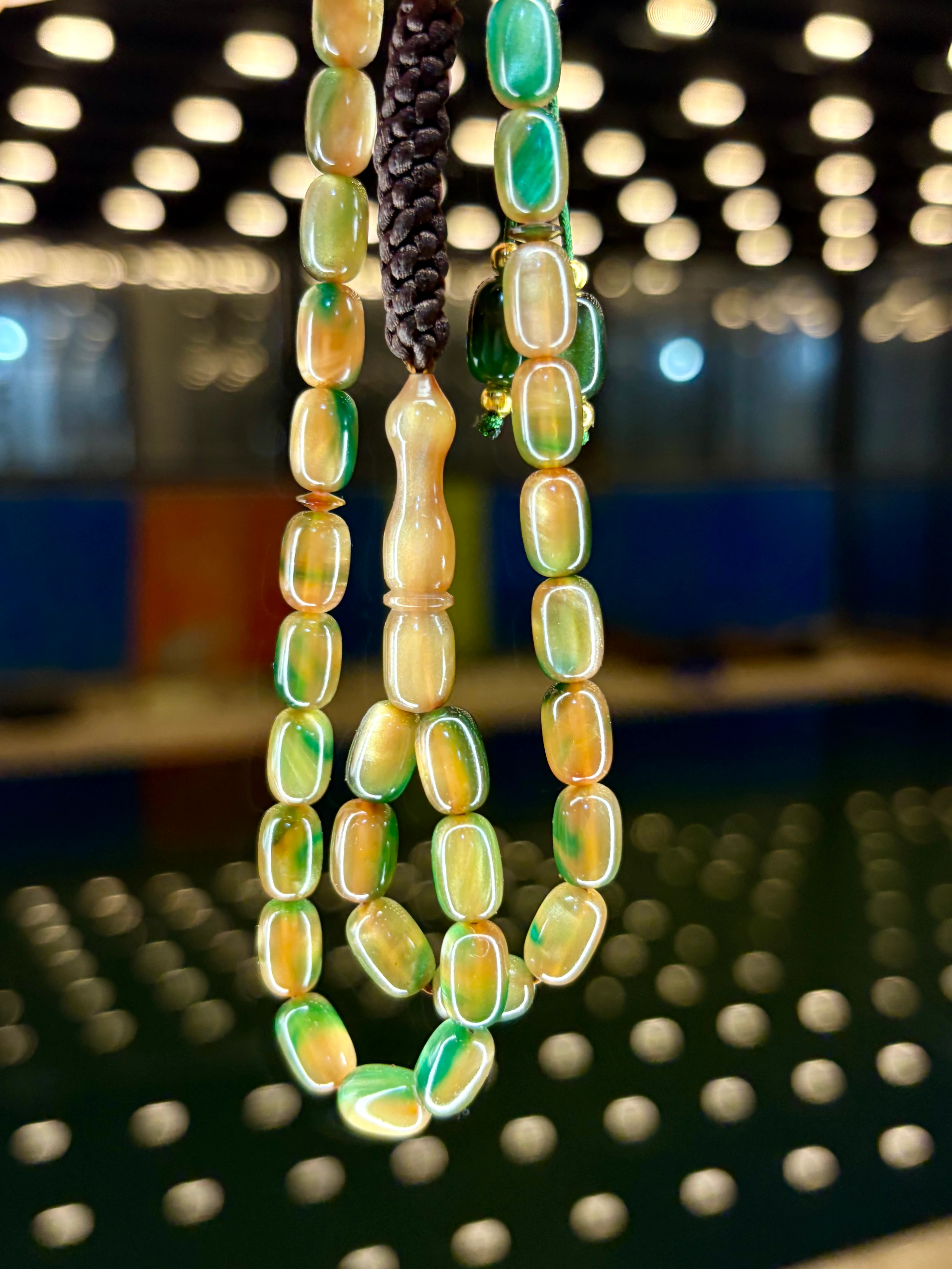 EL İŞÇİLİĞİ ÖRGÜLÜ KAPSÜL KESİM SIKMA KEHRİBAR TESBİH