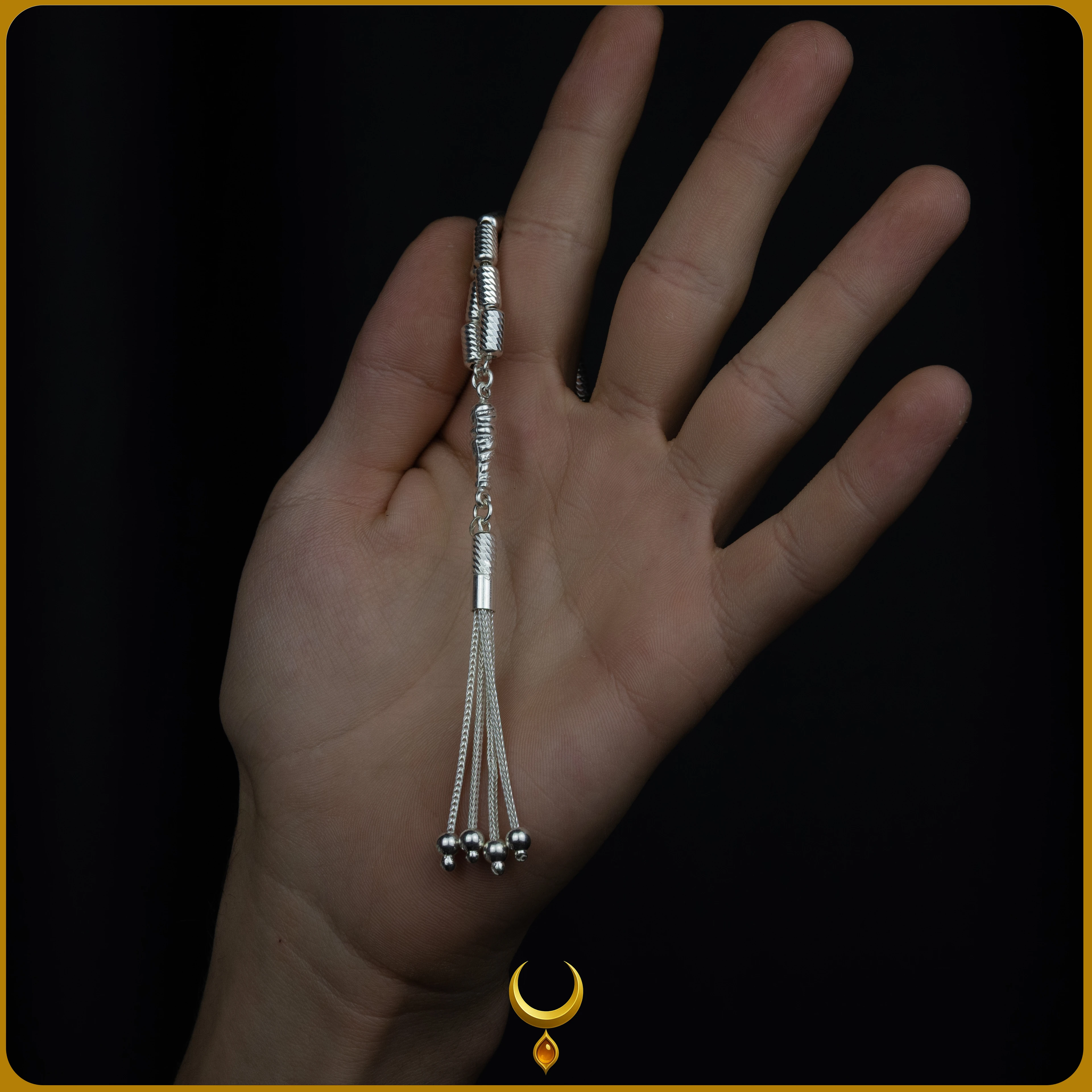 FASETA KESİM KAPSÜL MODEL 925 AYAR GÜMÜŞ TESBİH