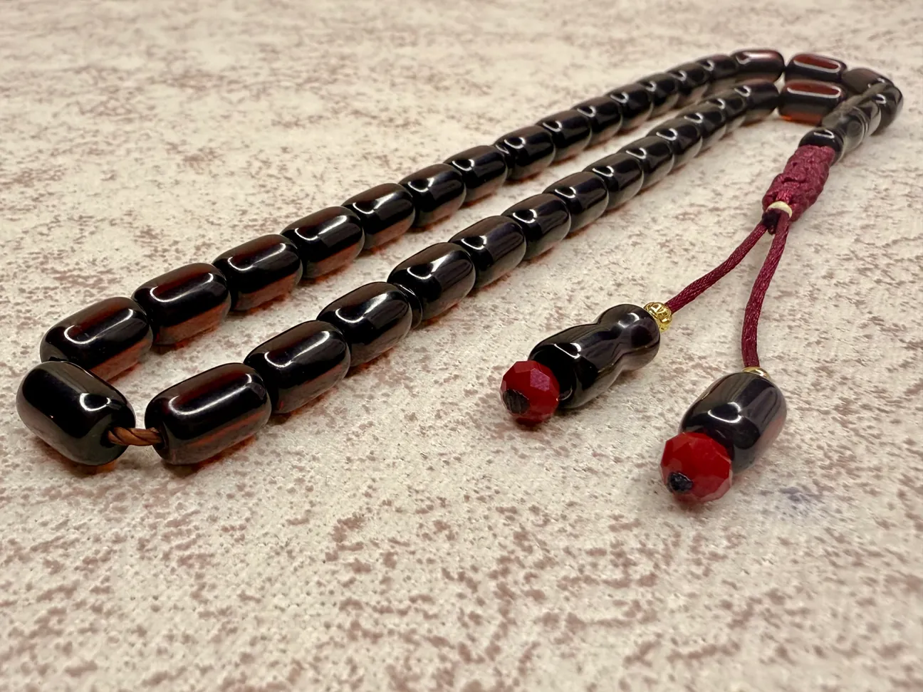 2’li Sıkma ve Ateş-i Kehribar Tesbih Seti