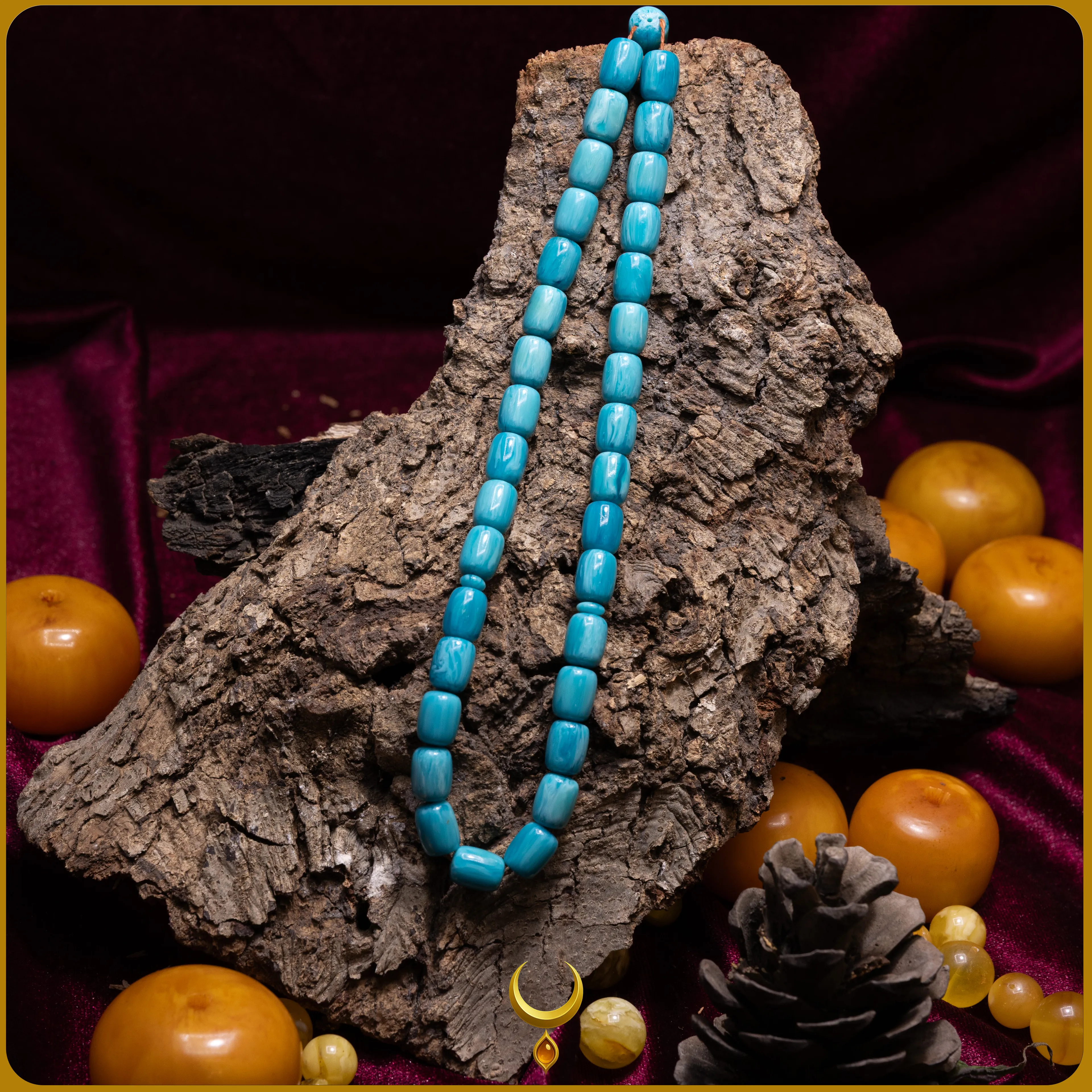 EL İŞÇİLİĞİ ÖRGÜLÜ KAPSÜL KESİM SIKMA KEHRİBAR TESBİH